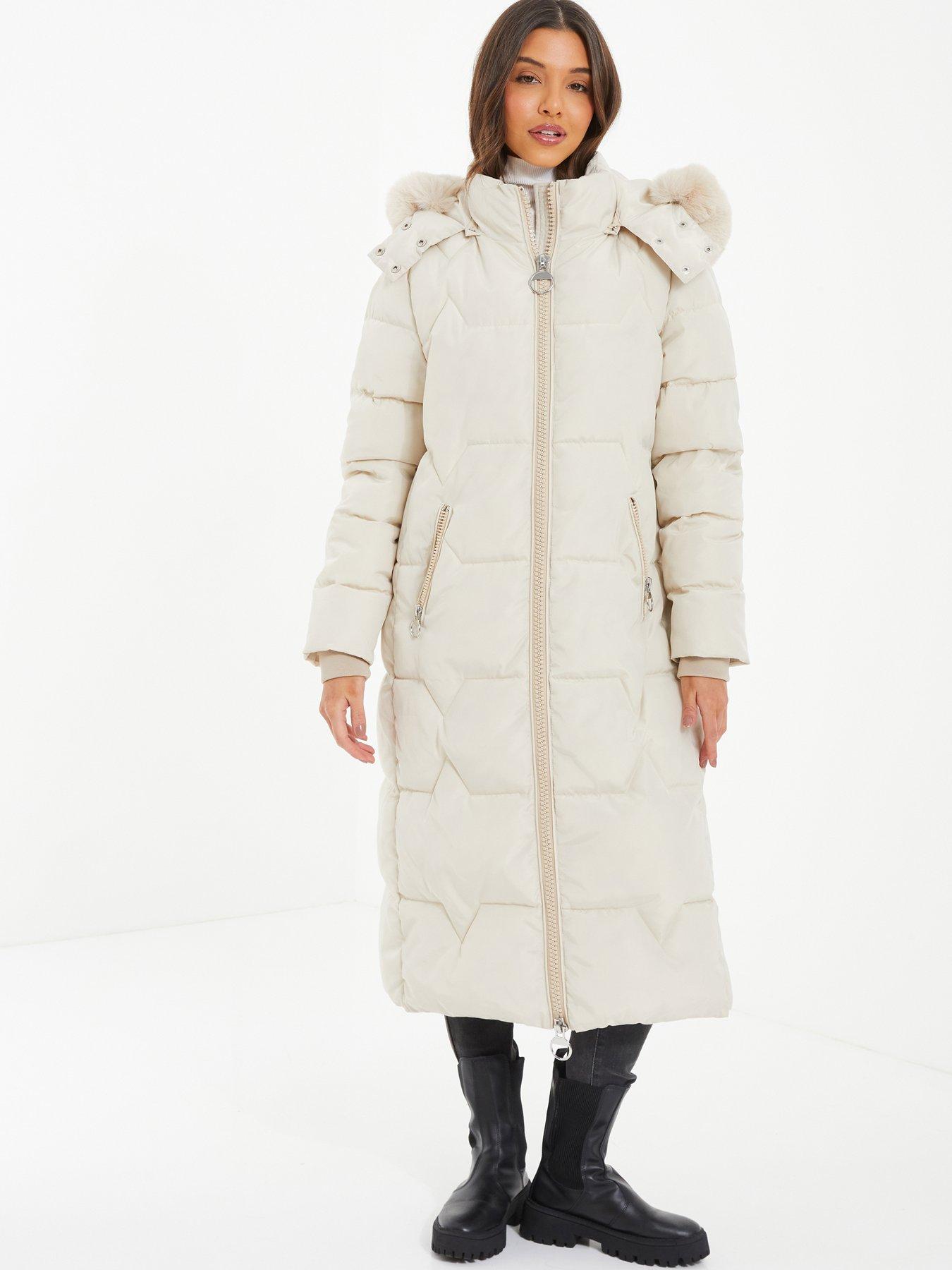 Oversized Teddy Cropped Puffer Jacket / Cream – Style Cheat