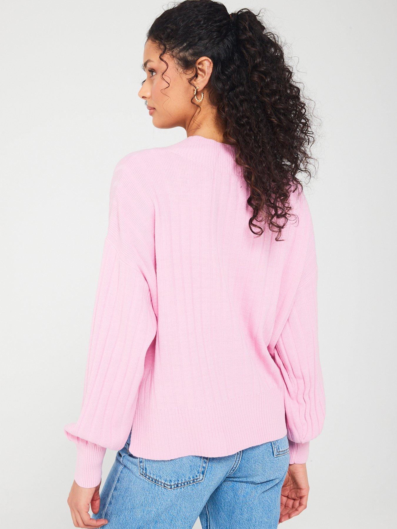 Vero Moda V Neck Jumper - Lavender | Very.co.uk