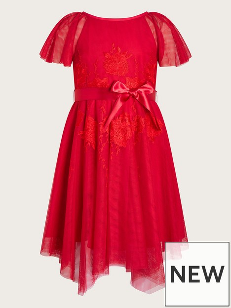 monsoon-girls-embroidered-party-dress-red