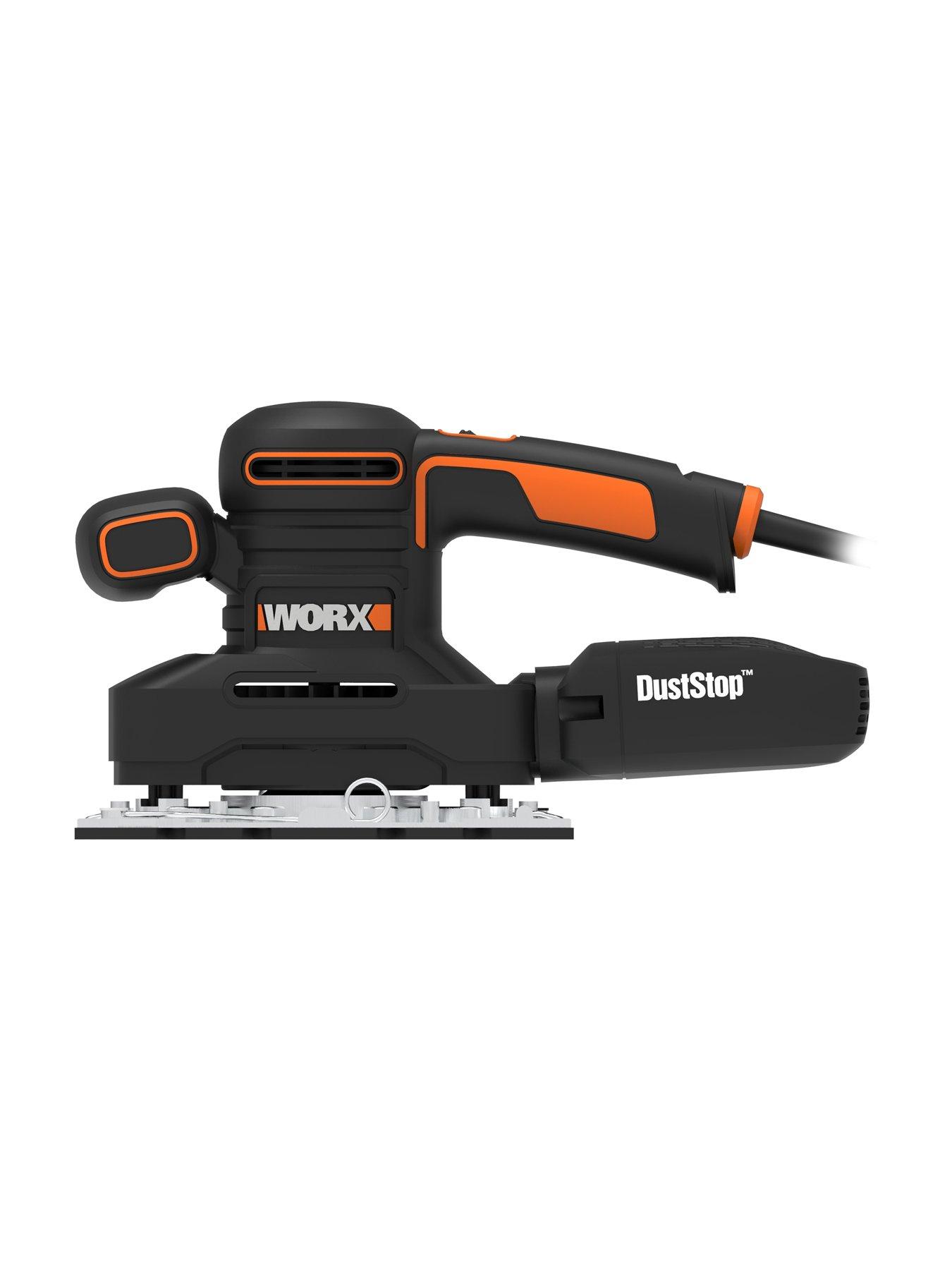 Image 2 of 5 of Worx 250W Electric Corded Finishing Sander with Accessories