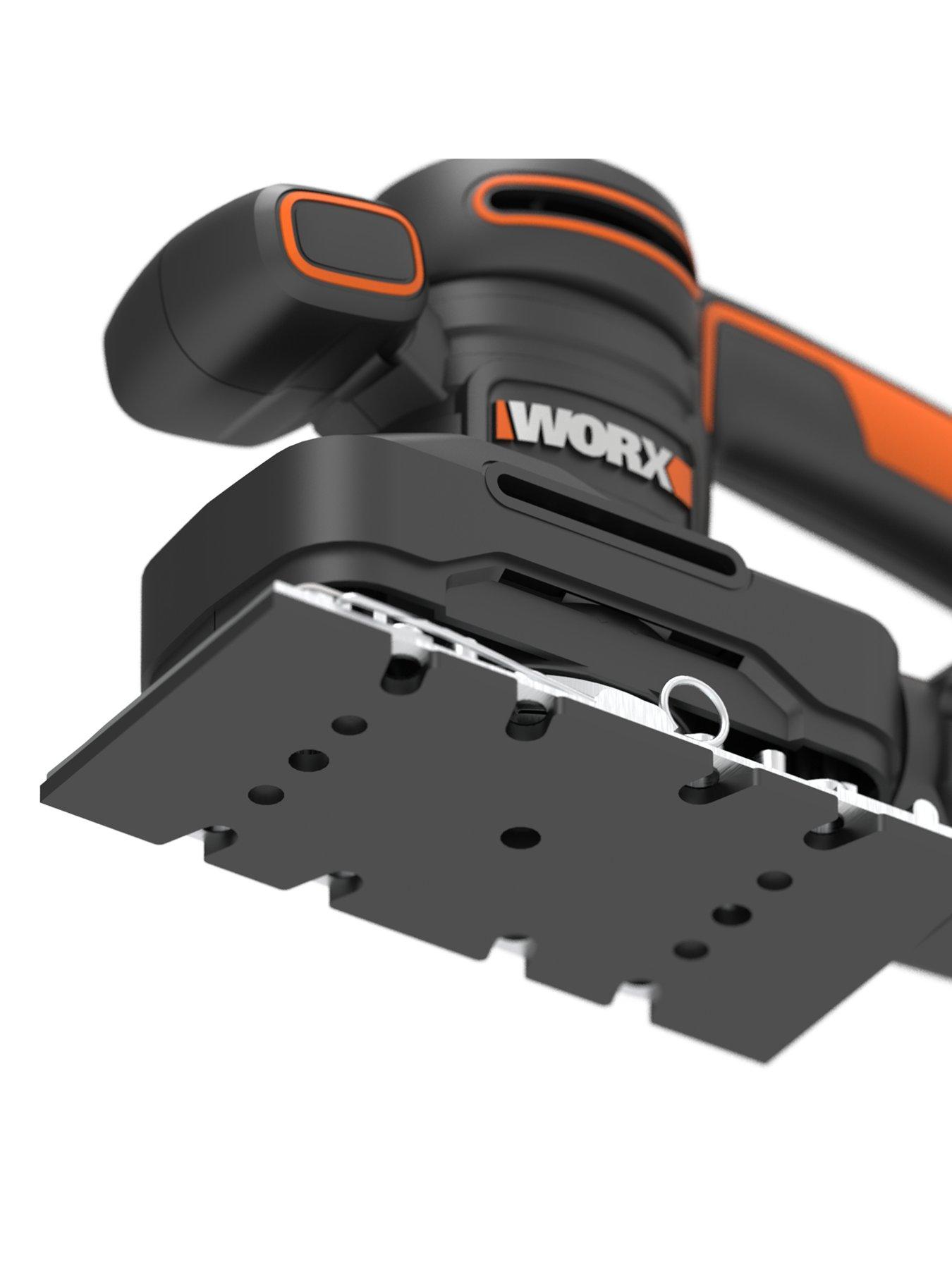 Image 3 of 5 of Worx 250W Electric Corded Finishing Sander with Accessories
