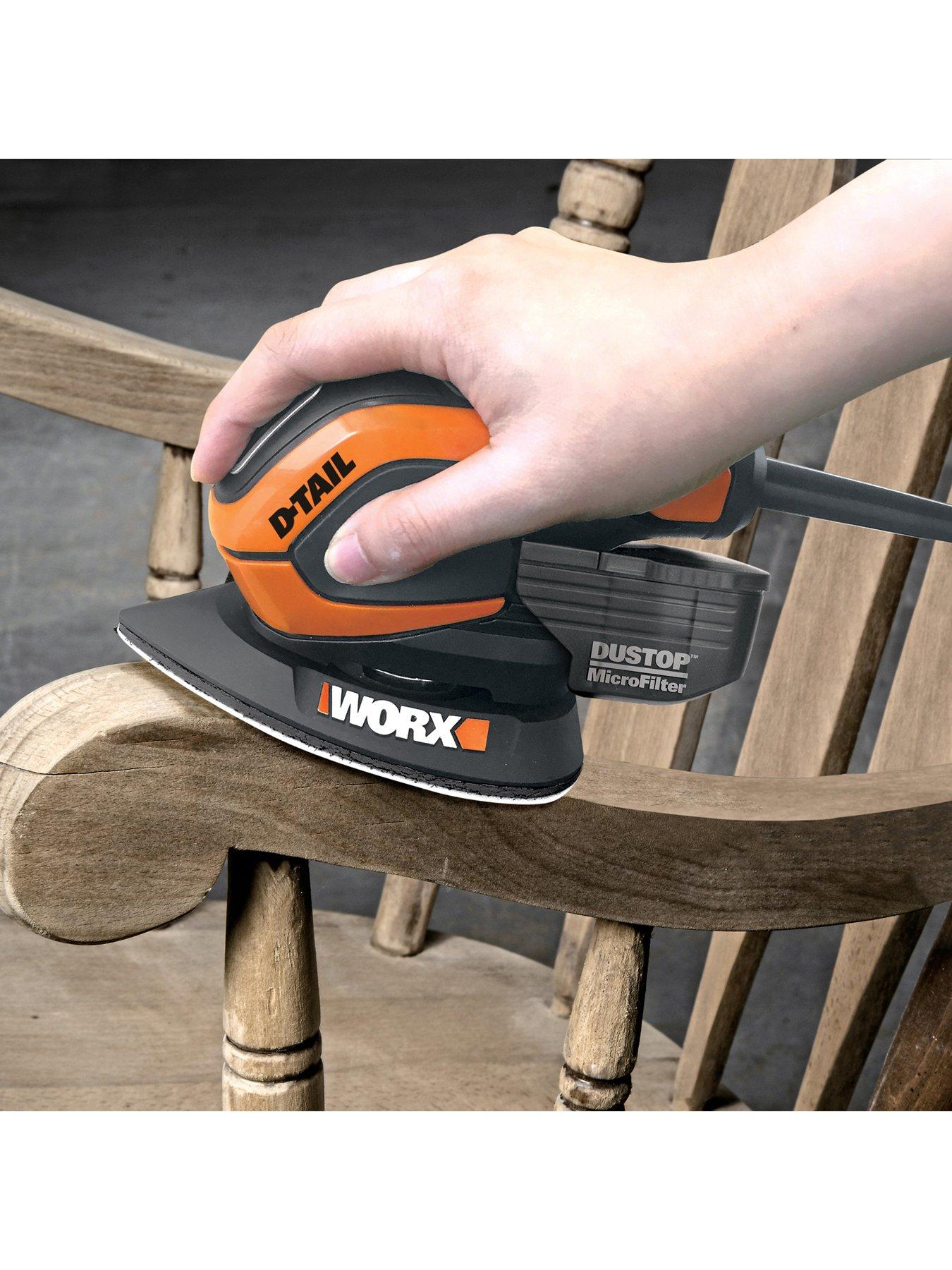 65W Electric Corded Detail Palm Sander with Accessories
