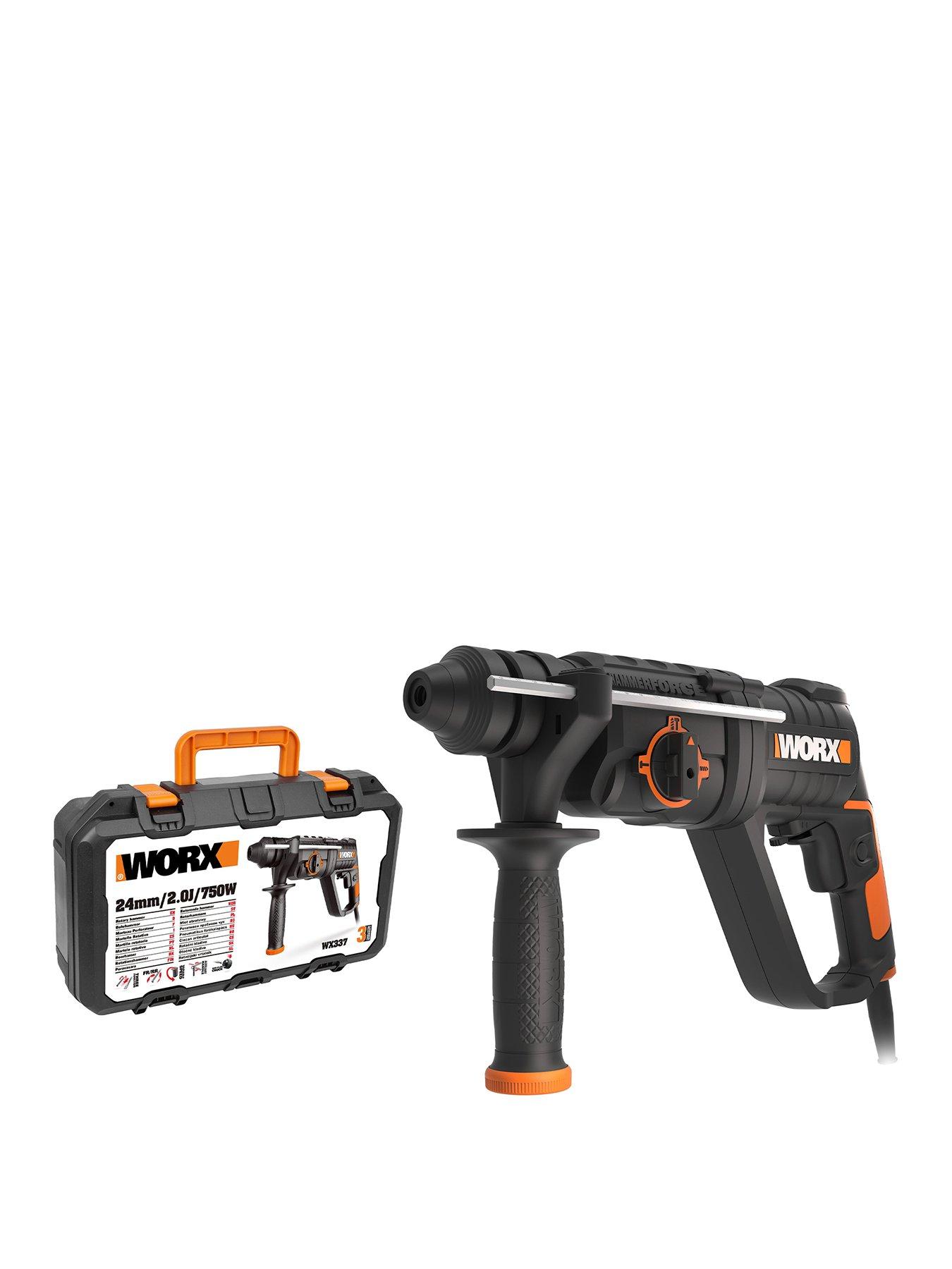 Product photograph of Worx Wx337 750w 20mm Rotary Hammer from very.co.uk