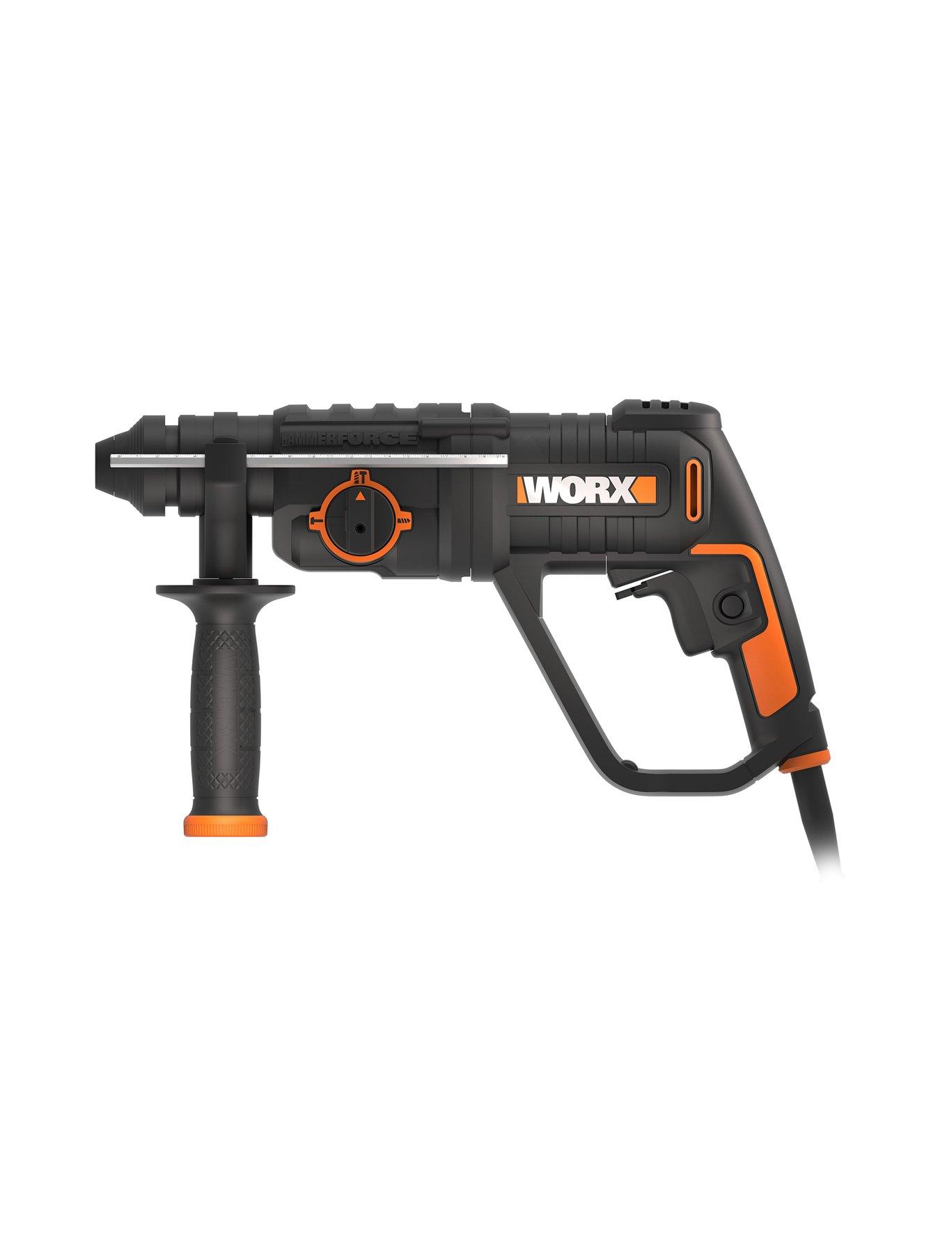 Image 2 of 4 of Worx 750W 24mm Electric Corded Rotary Hammer Drill with Carry Case