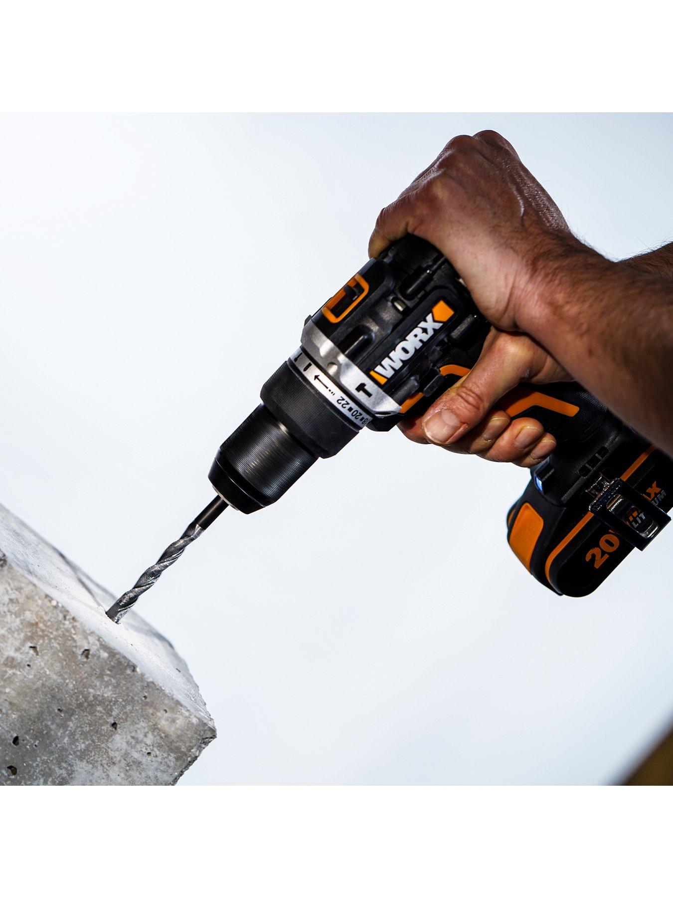 Worx wx373 20v hammer drill sale