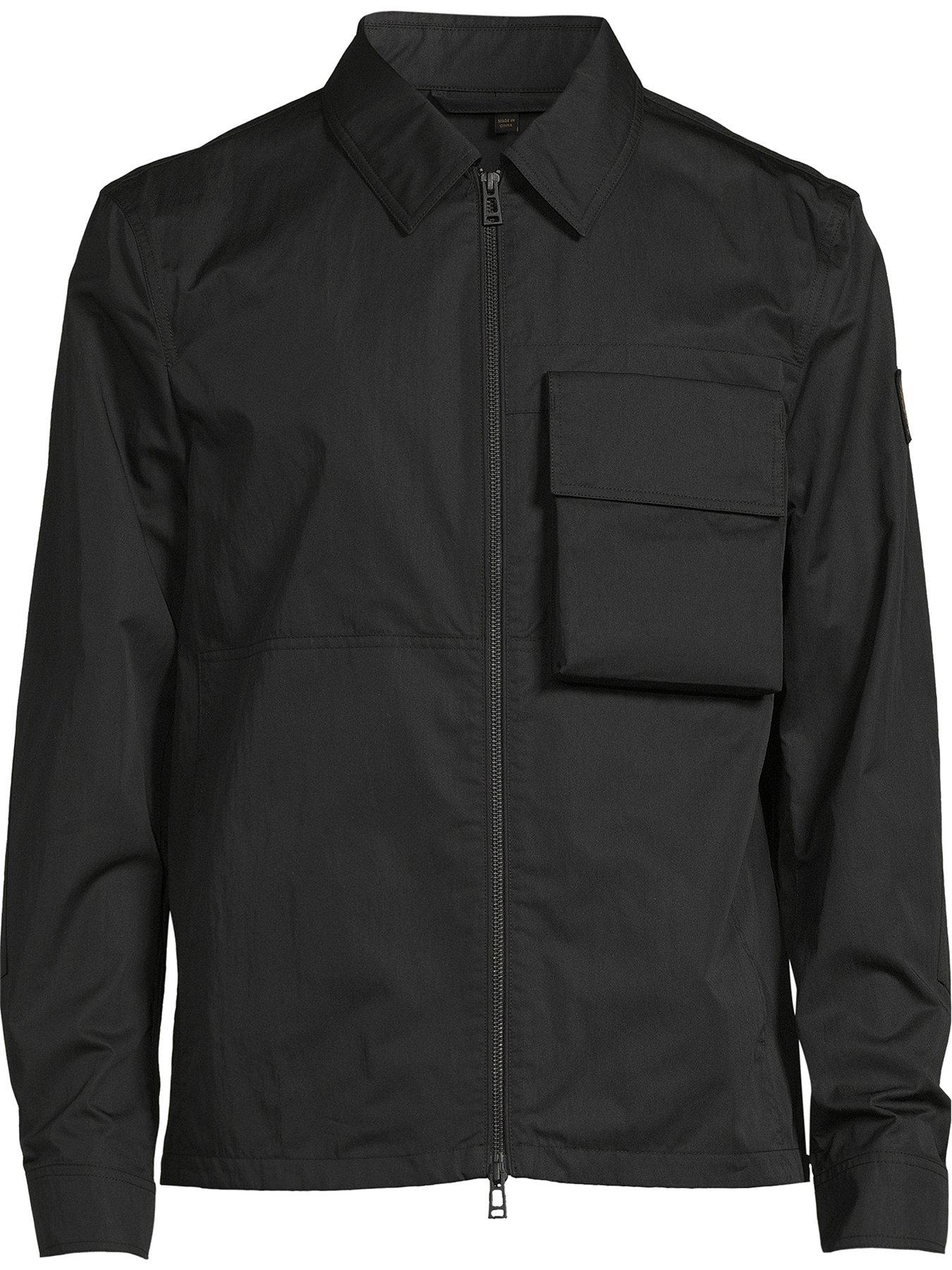 Belstaff Runner Overshirt - Black | Very.co.uk