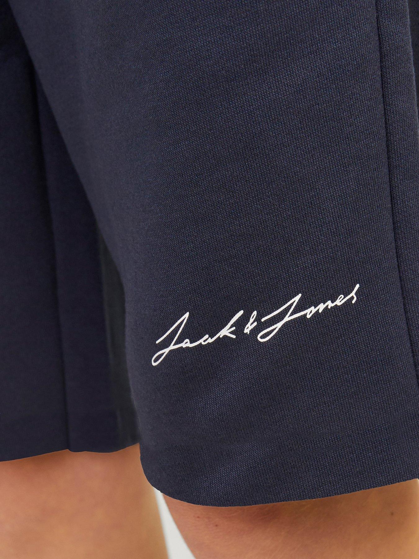 Image 5 of 5 of Jack & Jones Junior Boys Jaxon T-shirt And Short Set - Navy Blazer