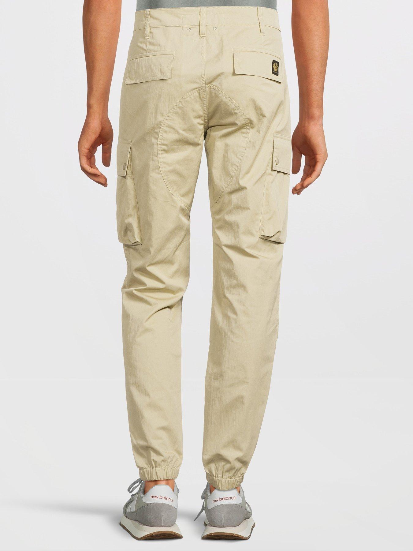 Belstaff Trialmaster Cargo Trousers - Light Khaki | Very.co.uk