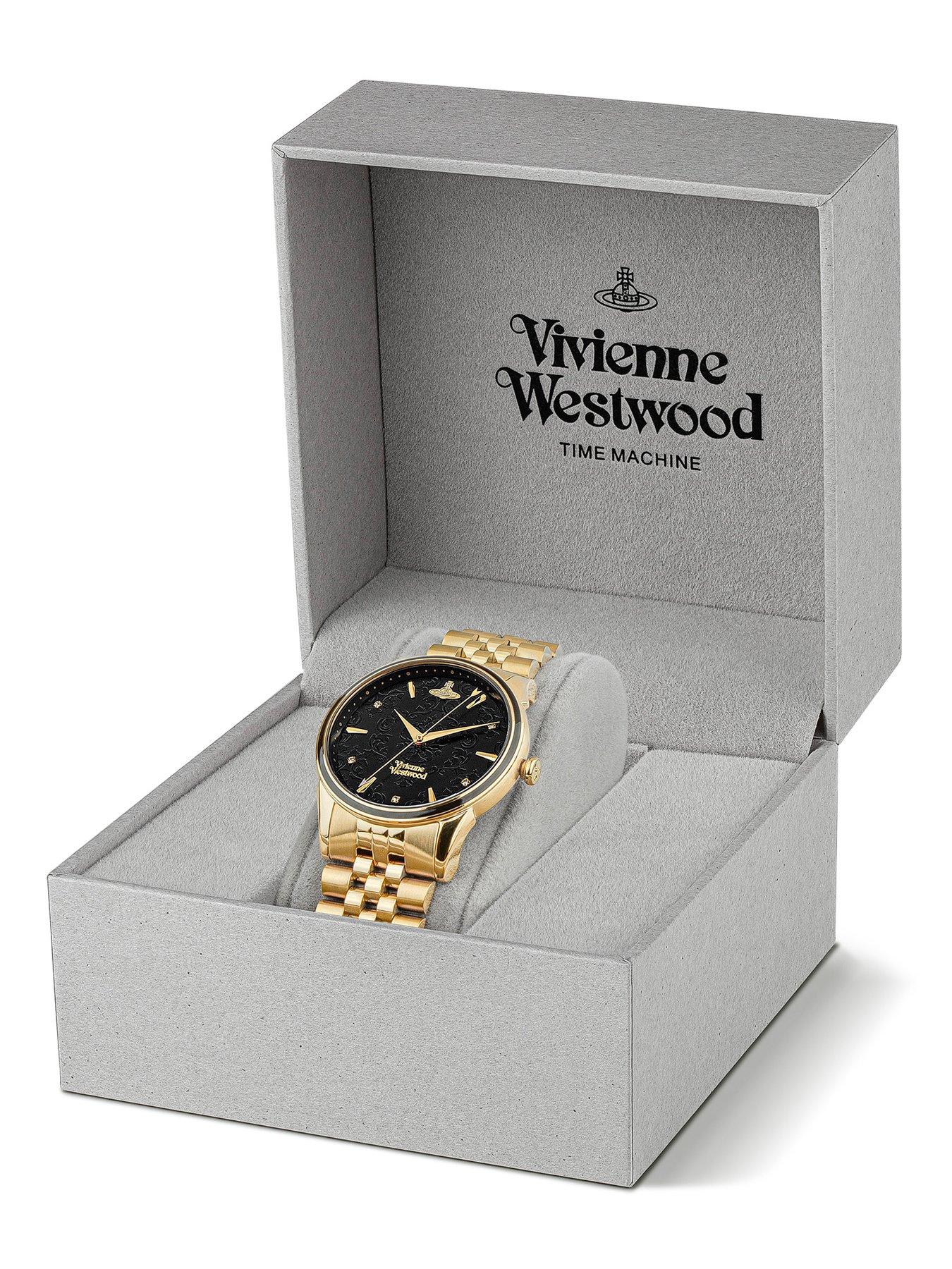 Vivienne Westwood The Wallace Ladies Quartz Watch with Black Stone Set ...