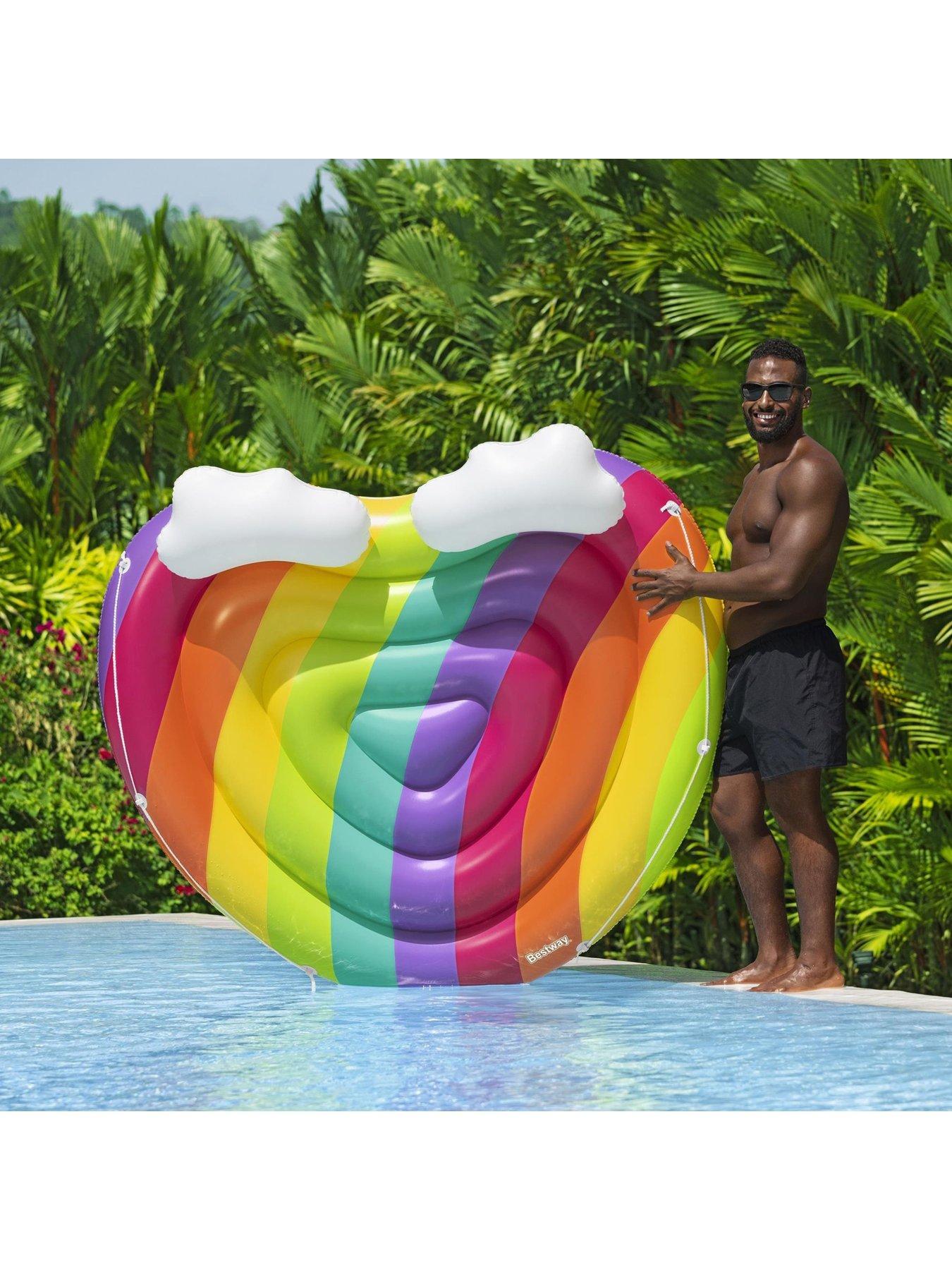 Bestway Rainbow Dreams Inflatable Pool Island Very