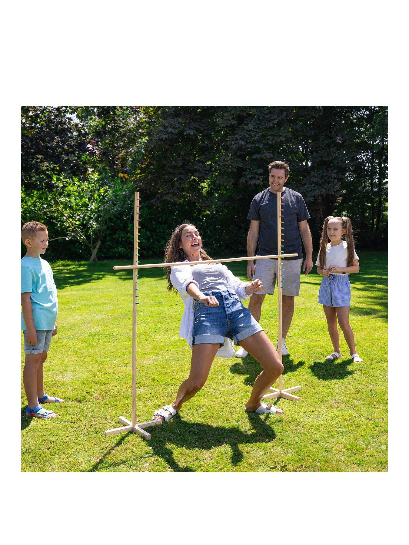 Product photograph of Grasshopper Games Wooden Limbo Set from very.co.uk