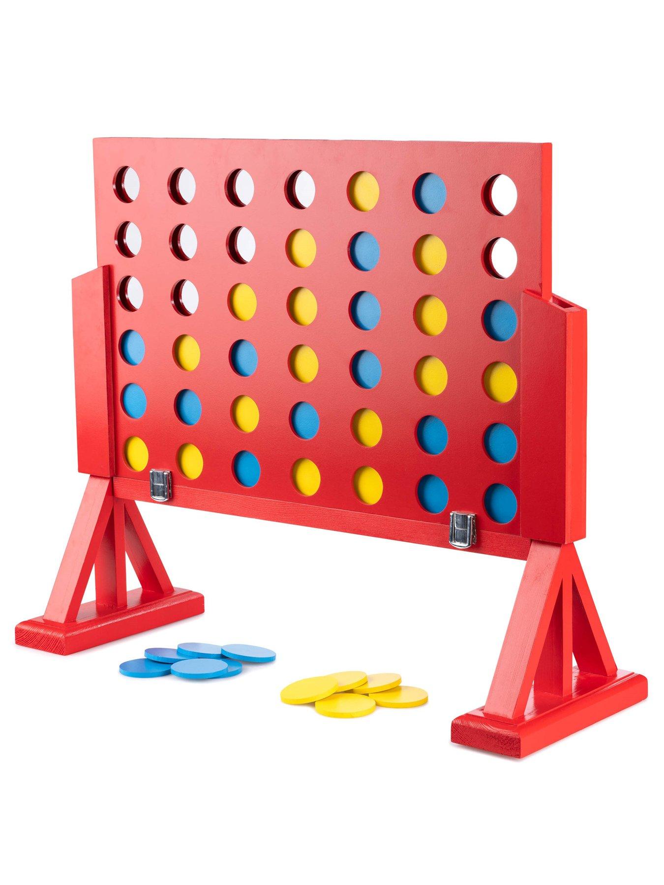 Image 2 of 6 of Grasshopper Games Wooden 4 In A Row Game