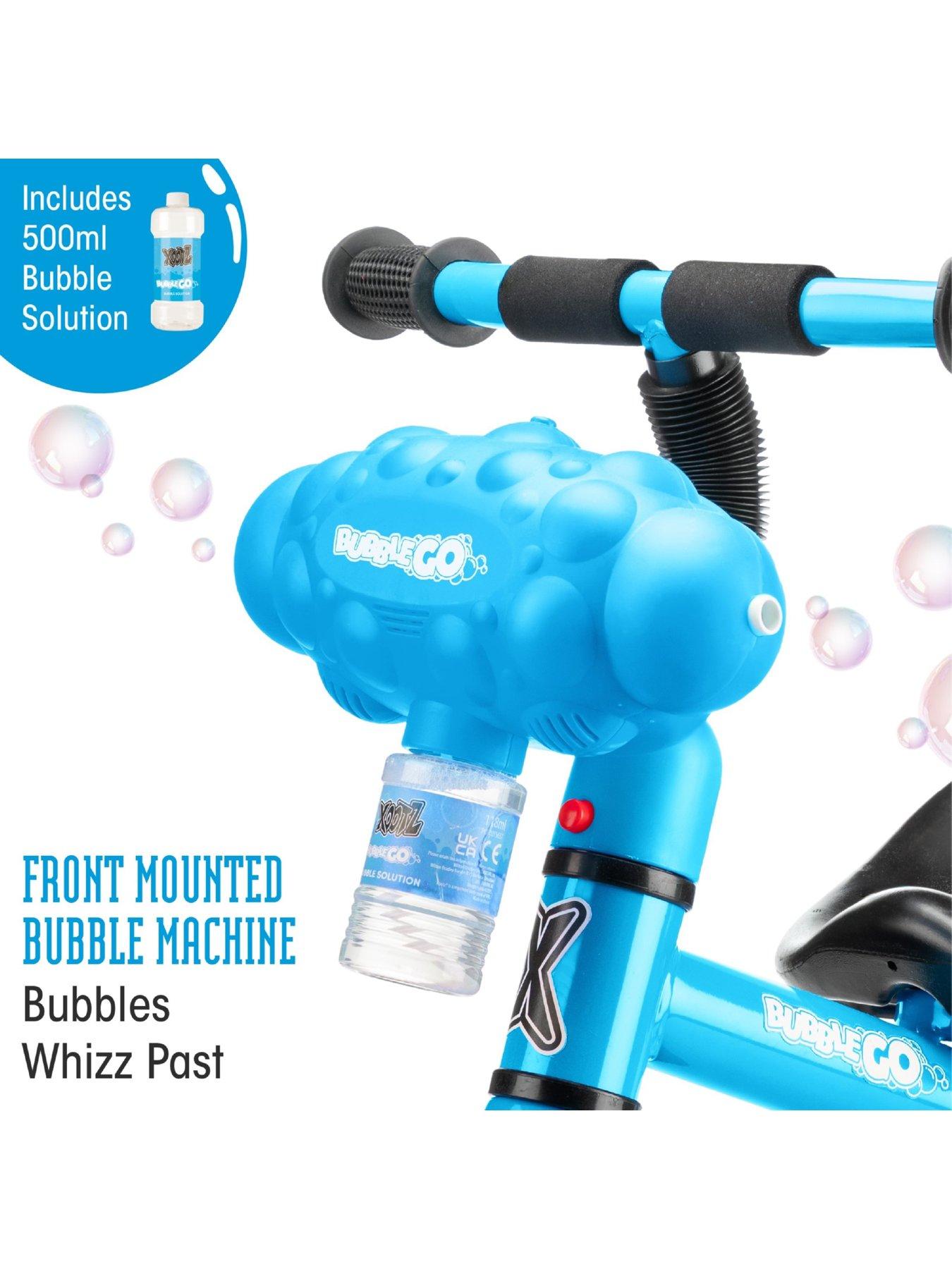 Image 3 of 7 of XOOTZ Bubble Go Trike - Blue with LED Lights