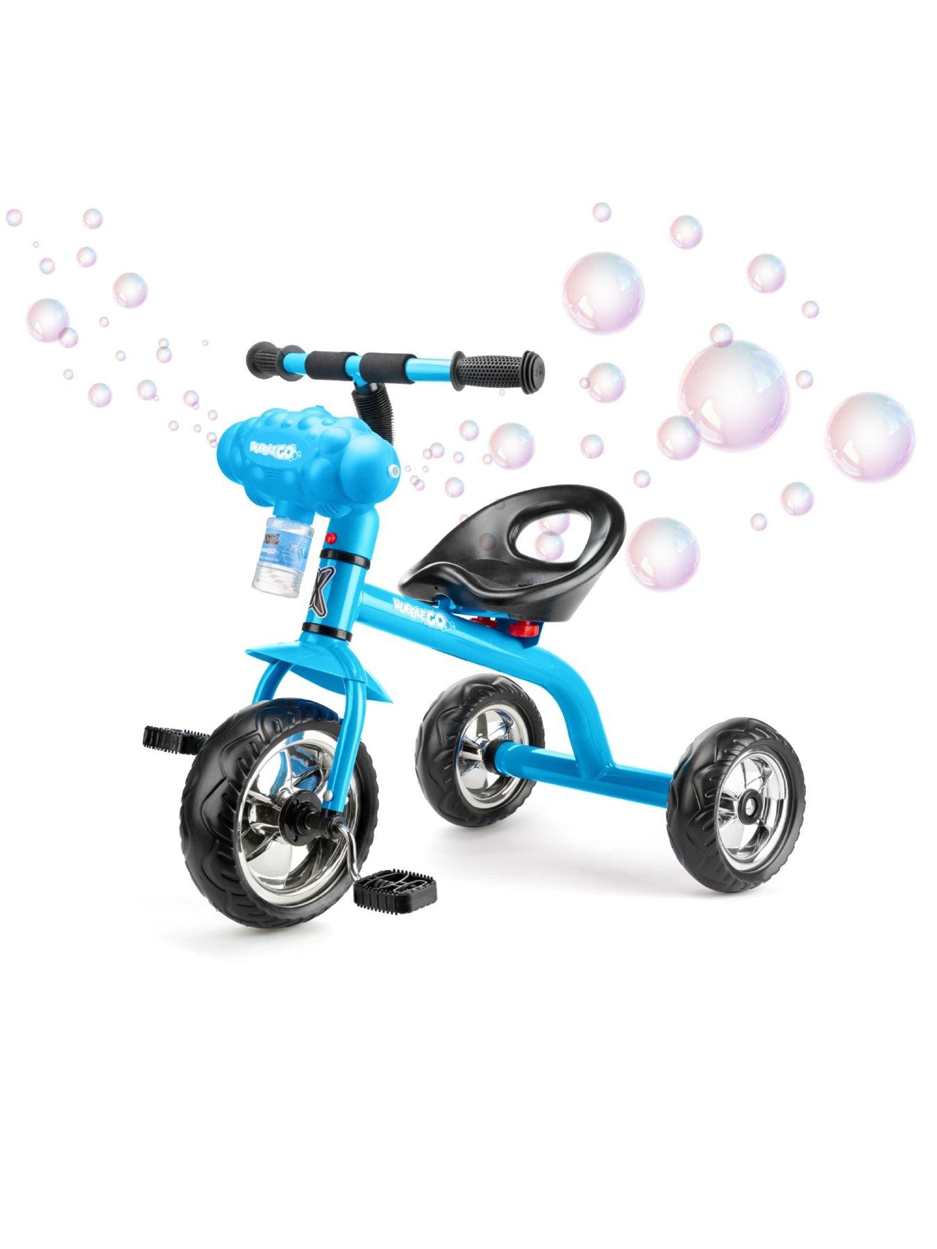 Image 4 of 7 of XOOTZ Bubble Go Trike - Blue with LED Lights
