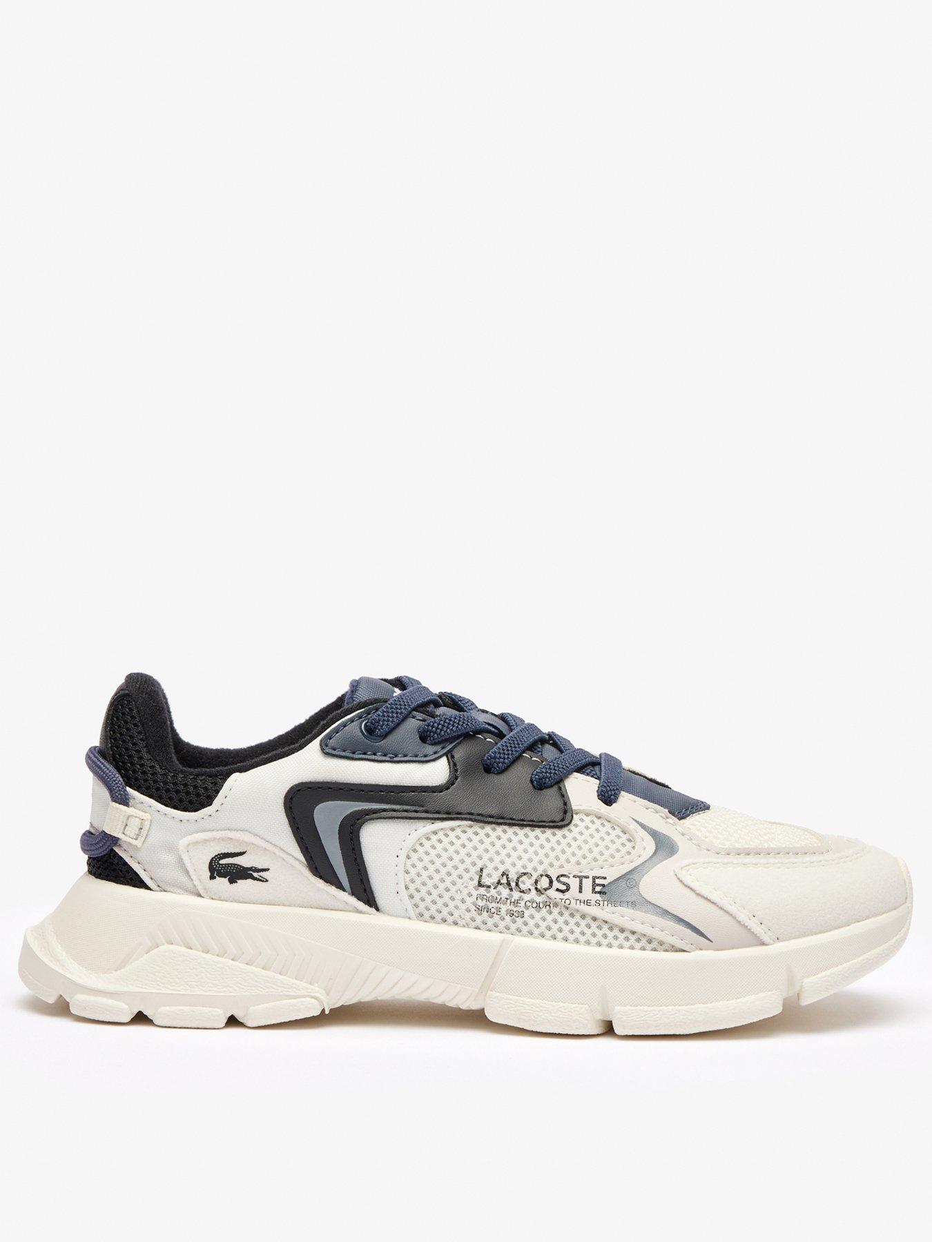Lacoste Neo 124 Trainer, White, Size 13 Younger