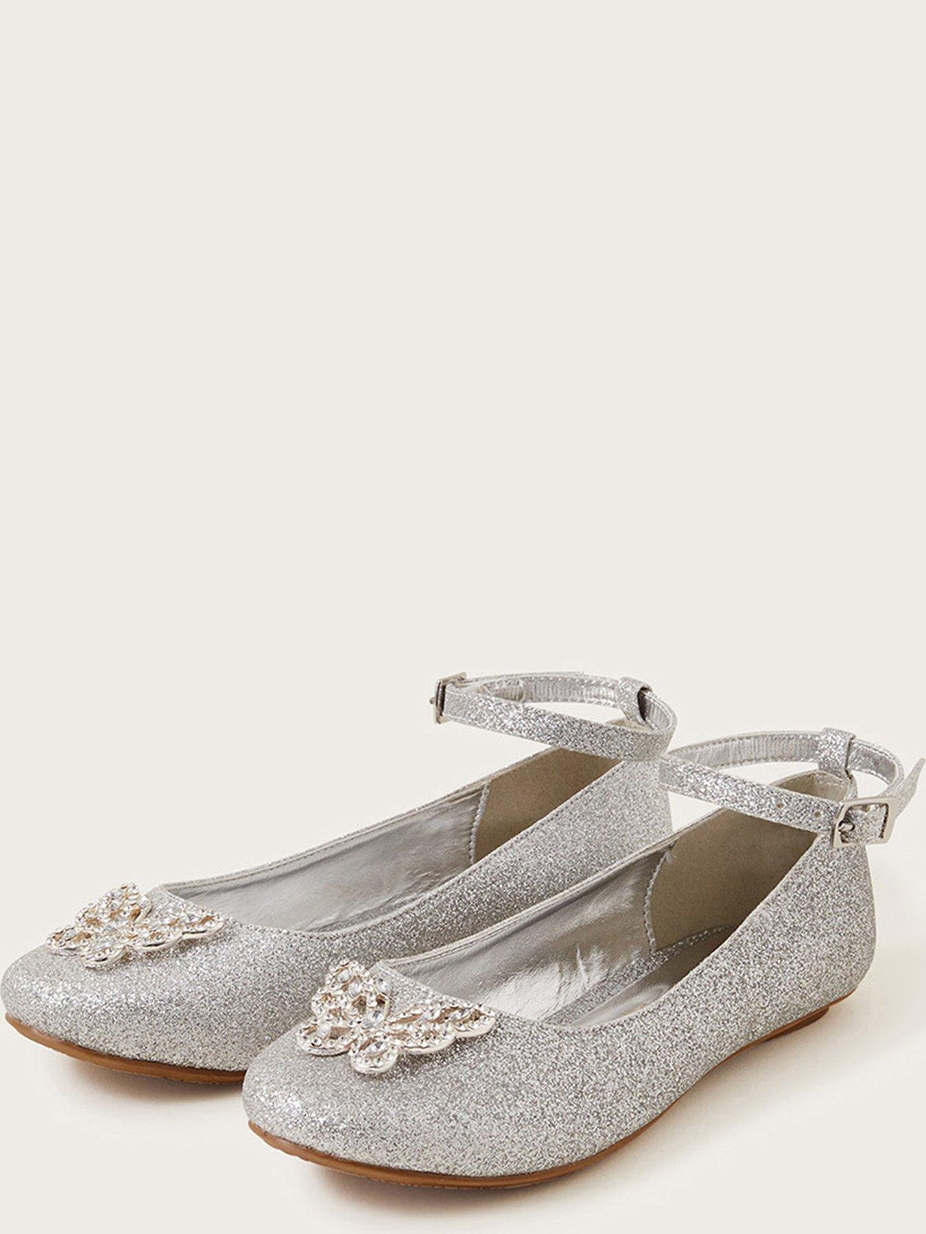 Silver on sale ballet flats