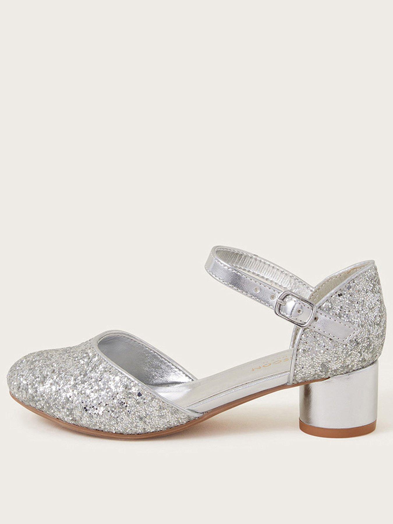 Silver on sale heels girls