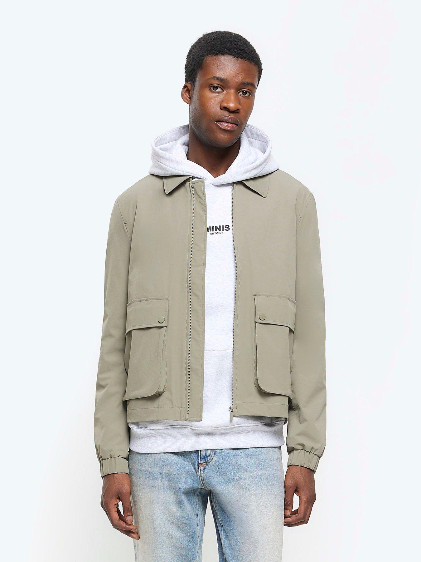 Stretch harrington outlet jacket