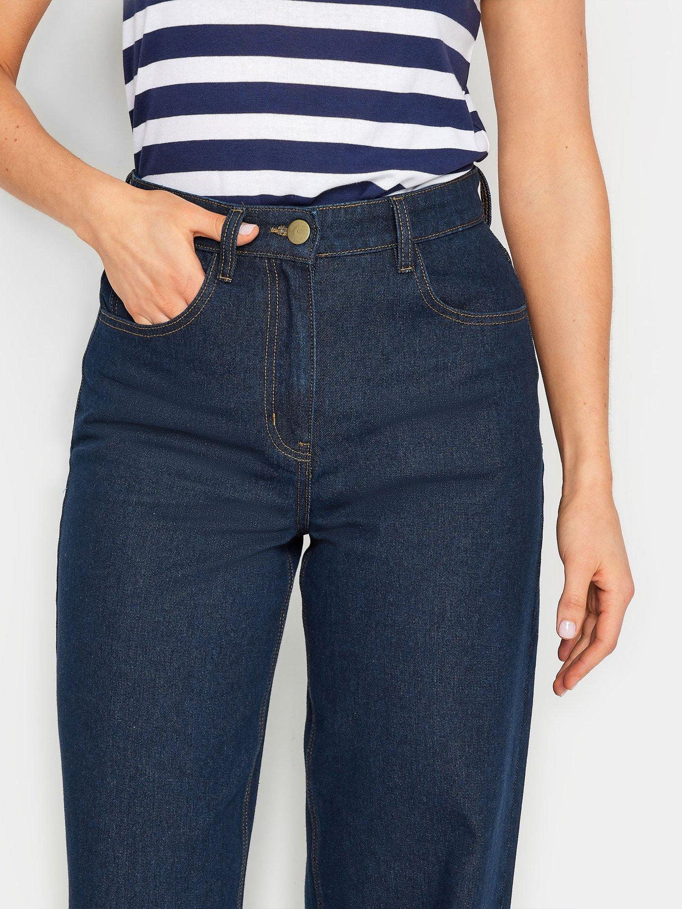 Long Tall Sally Indigo Wide Leg Jeans Blue Very