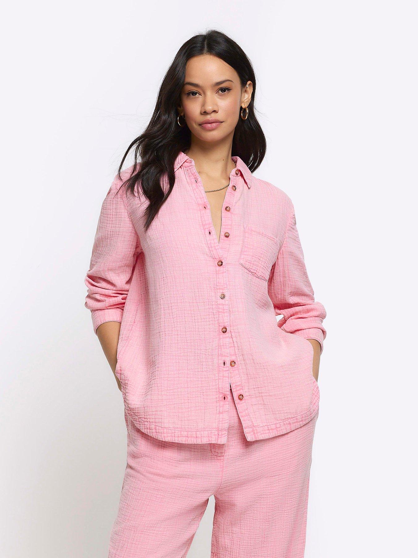 Pink | River island | Blouses & shirts | Women | www.very.co.uk