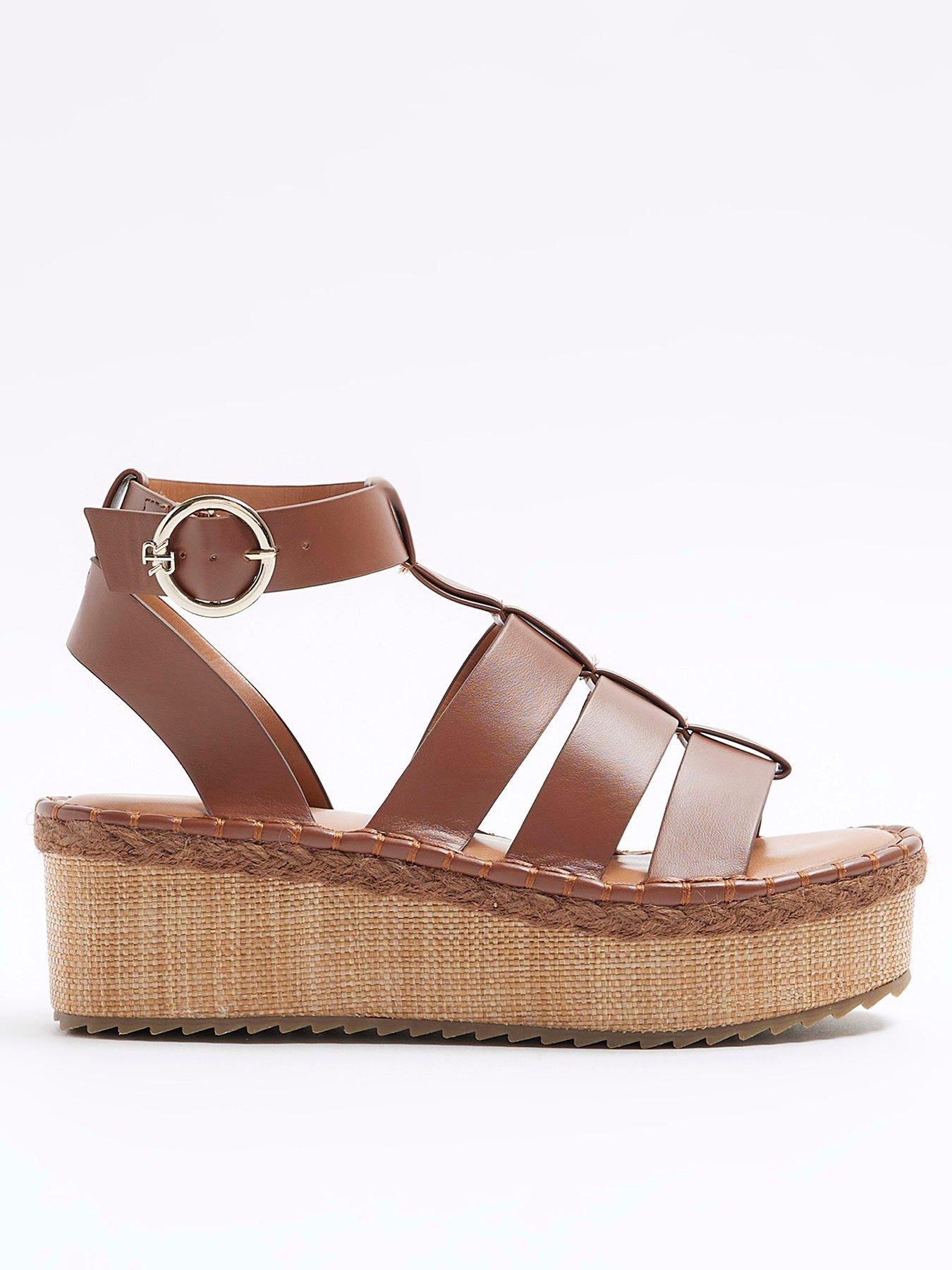 Fisherman Flatform Sandal Light Brown
