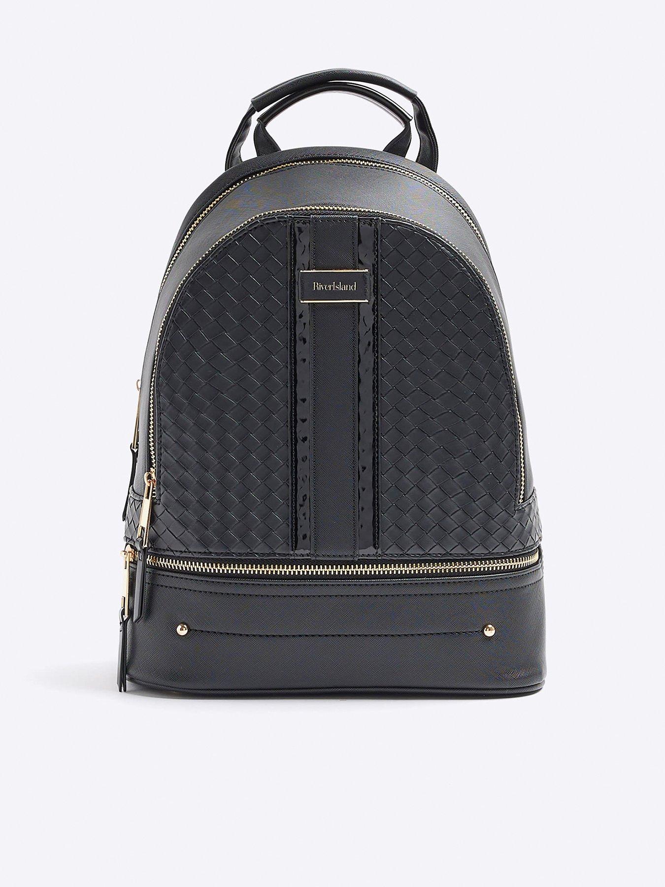 Black backpack 2024 river island