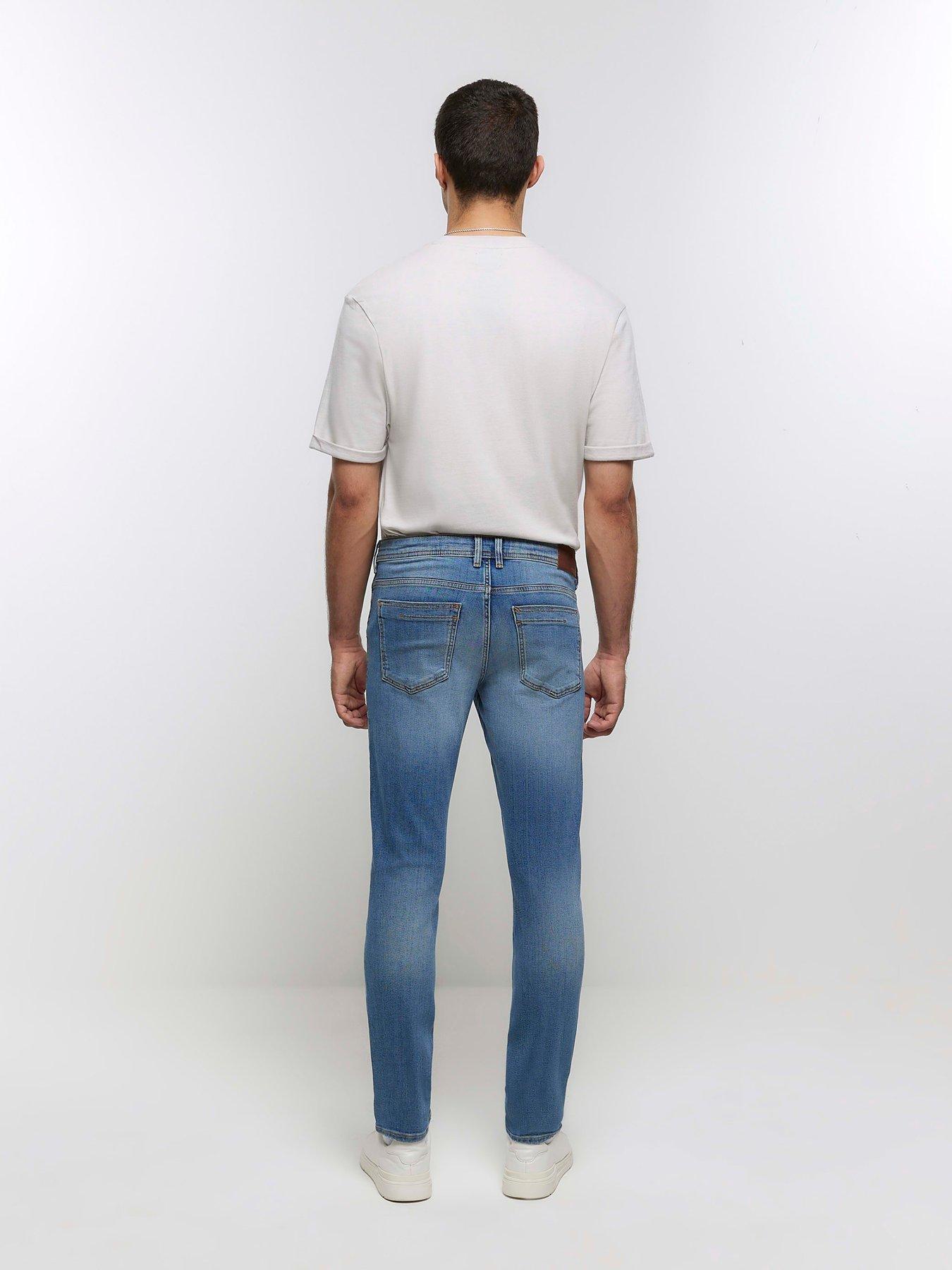 Image 2 of 6 of River Island Skinny Aslan Jeans - Blue