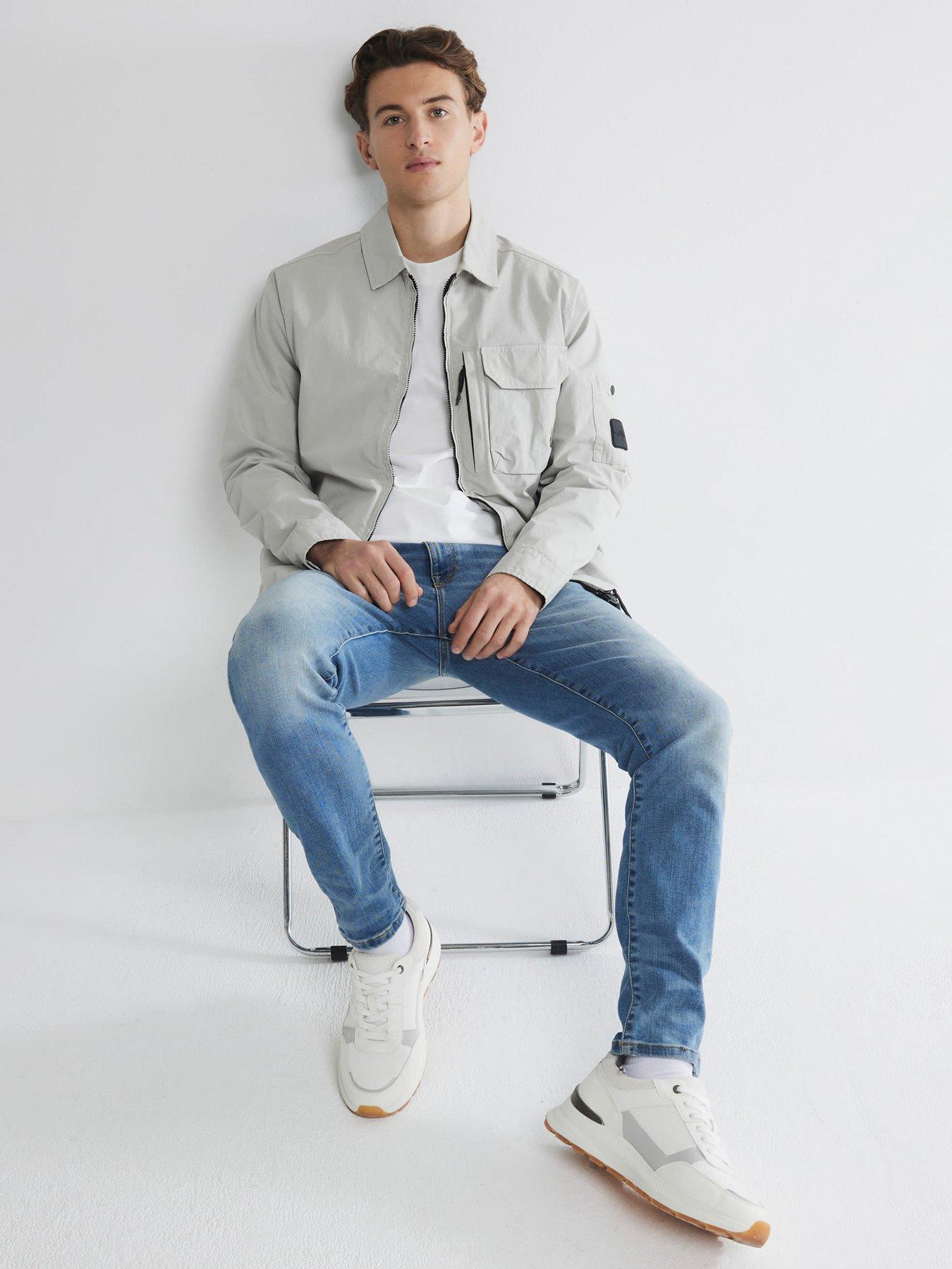 Image 5 of 6 of River Island Skinny Aslan Jeans - Blue