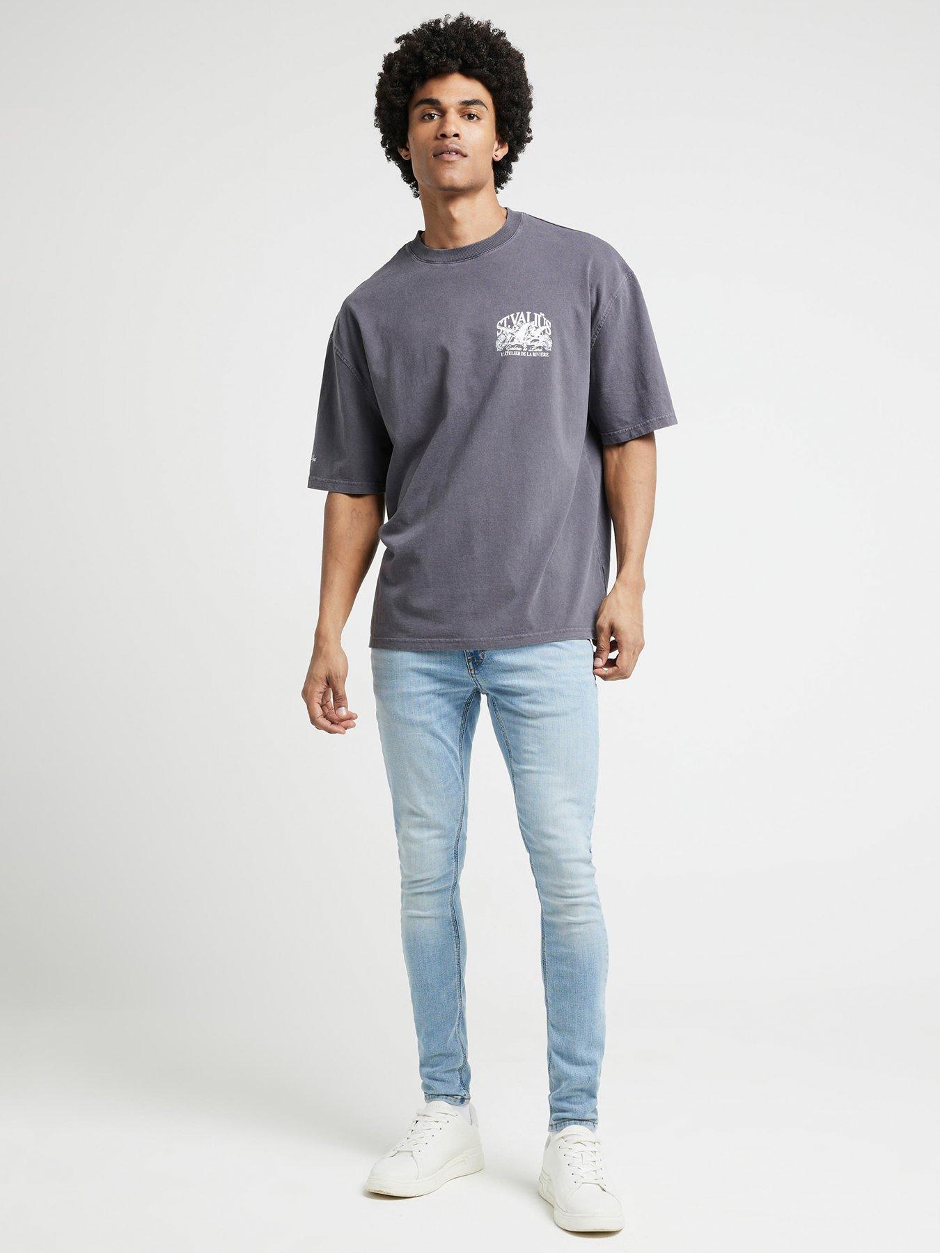 undefined Spray On Lewis Jean - Blue