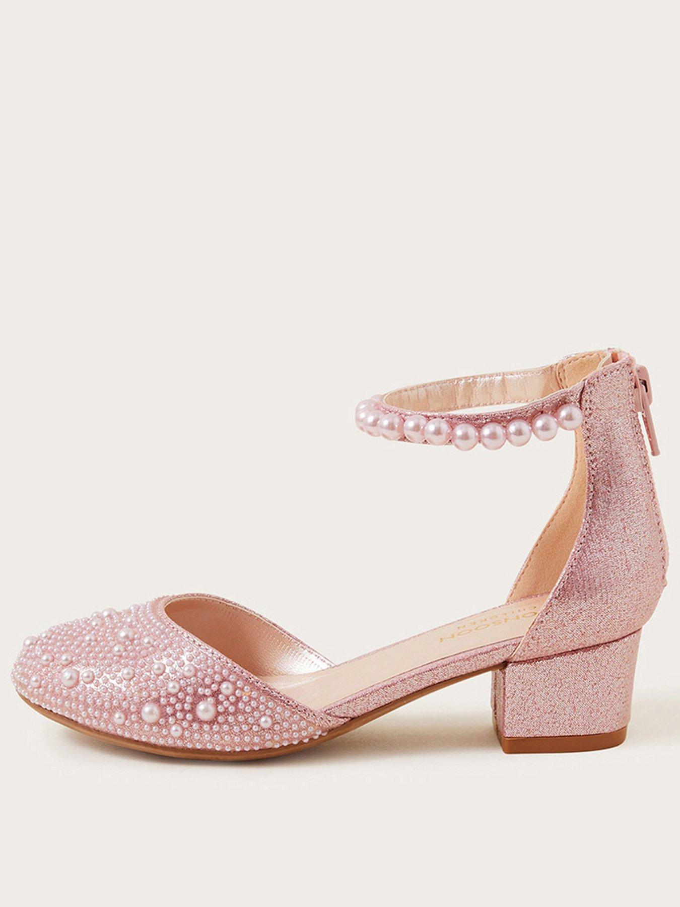 Light pink hot sale sparkly shoes