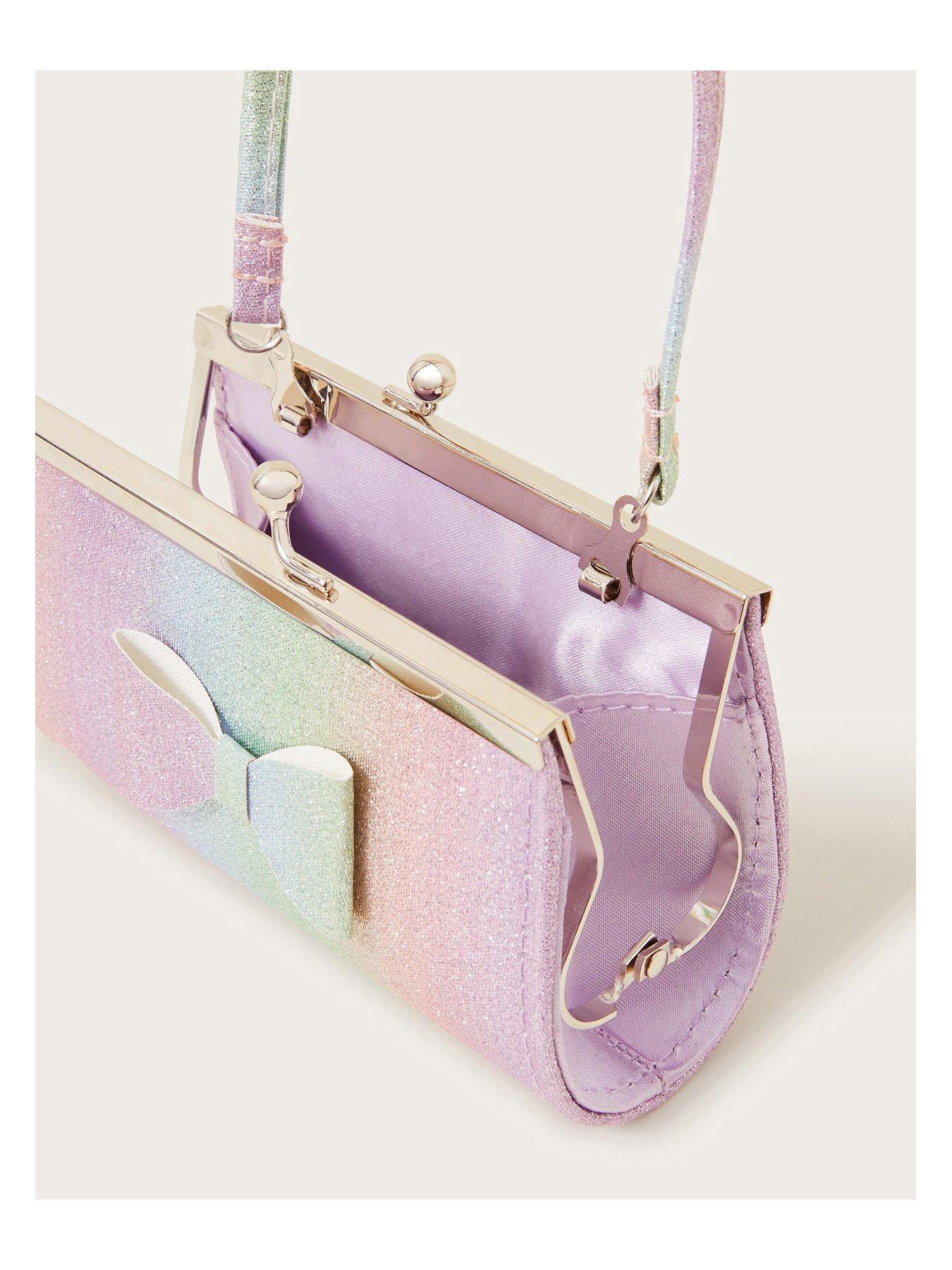 Rainbow glitter online bag