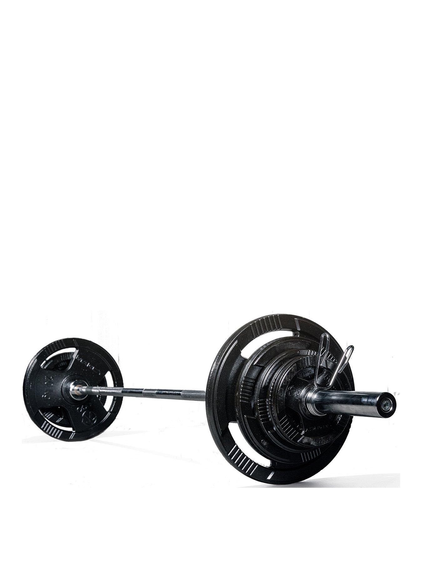 undefined 140kg Weight Set with 7ft Barbell