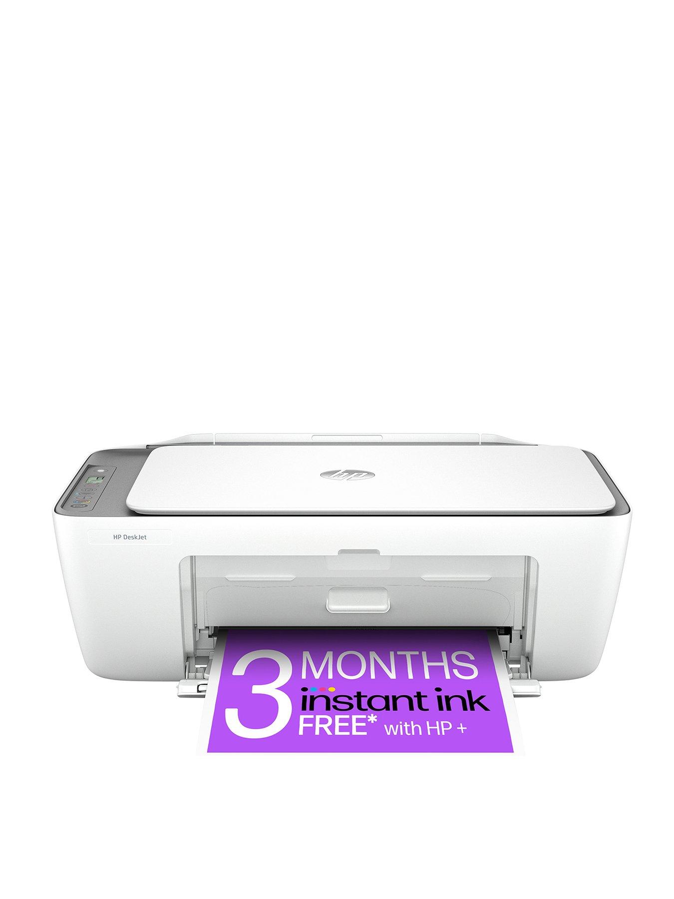 DeskJet 2820e All in One Wireless Colour Printer with 3 months of Instant Ink Included with HP Cement