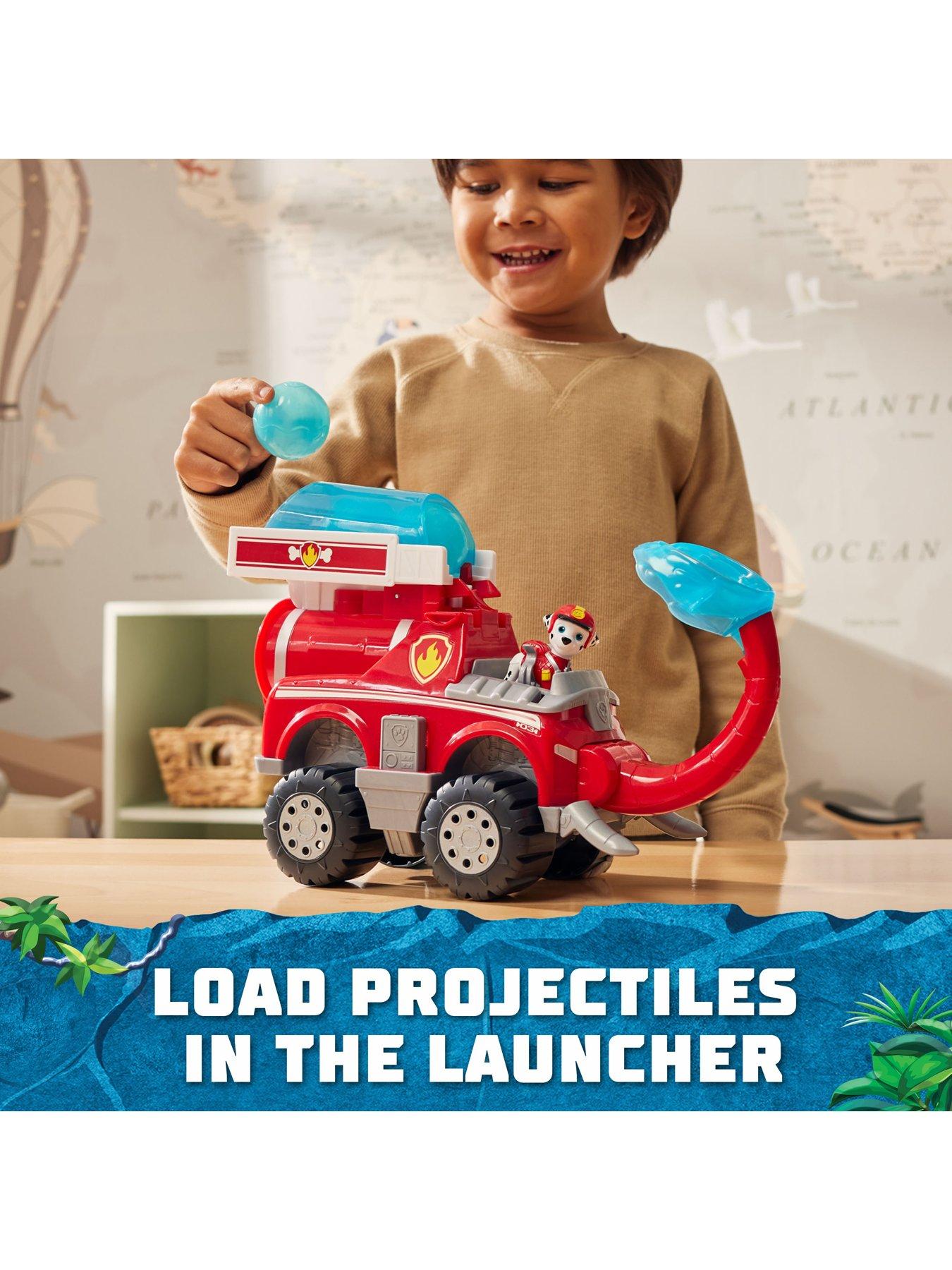 Image 4 of 8 of Paw Patrol Jungle Pups Deluxe Marshall Vehicle