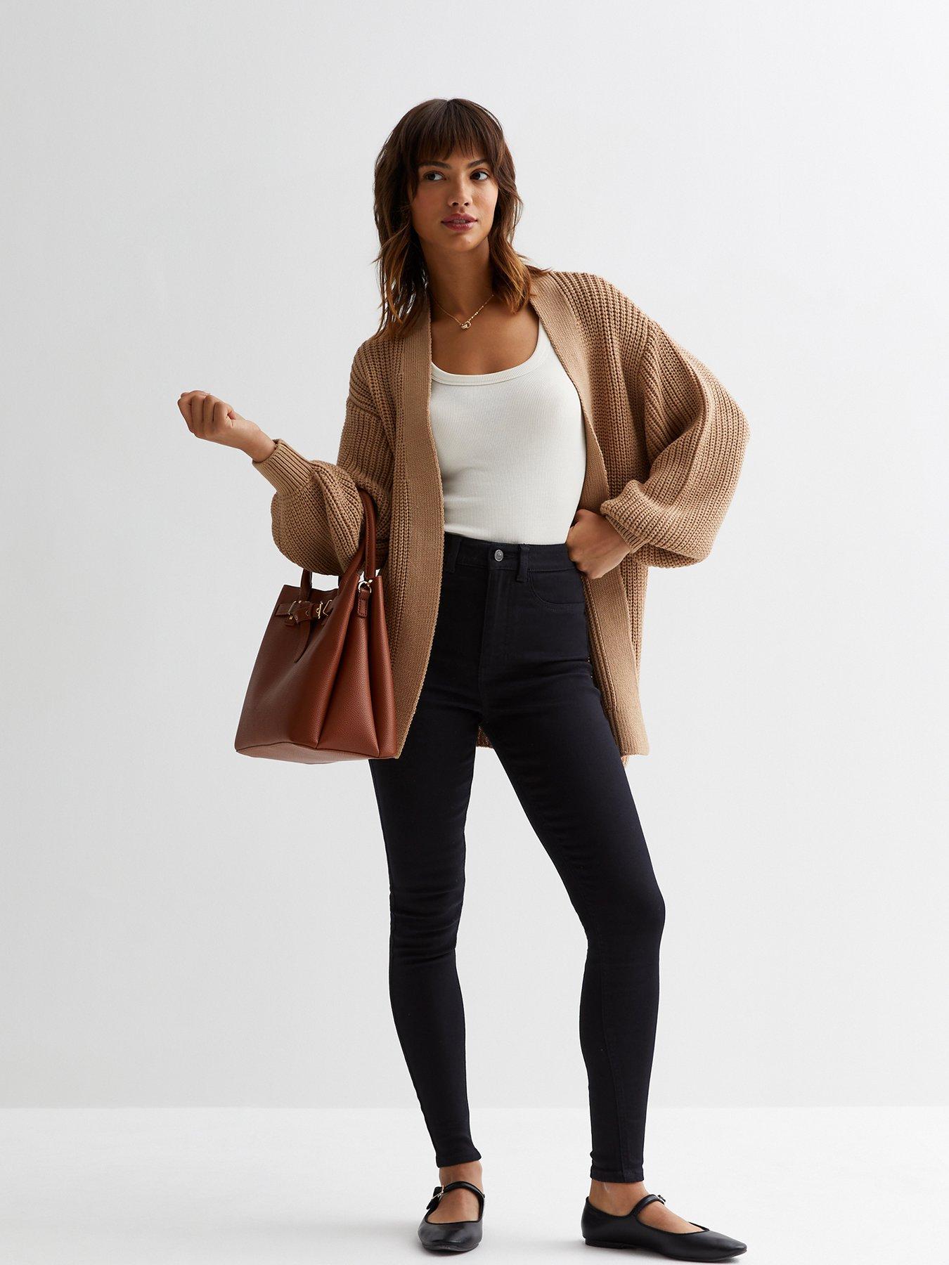 Black coated high waist super skinny hallie jeans clearance