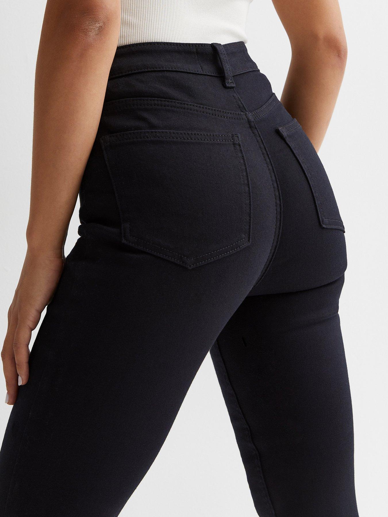 New Look Stay High Waist Hallie Super Skinny Jeans - Black | Very