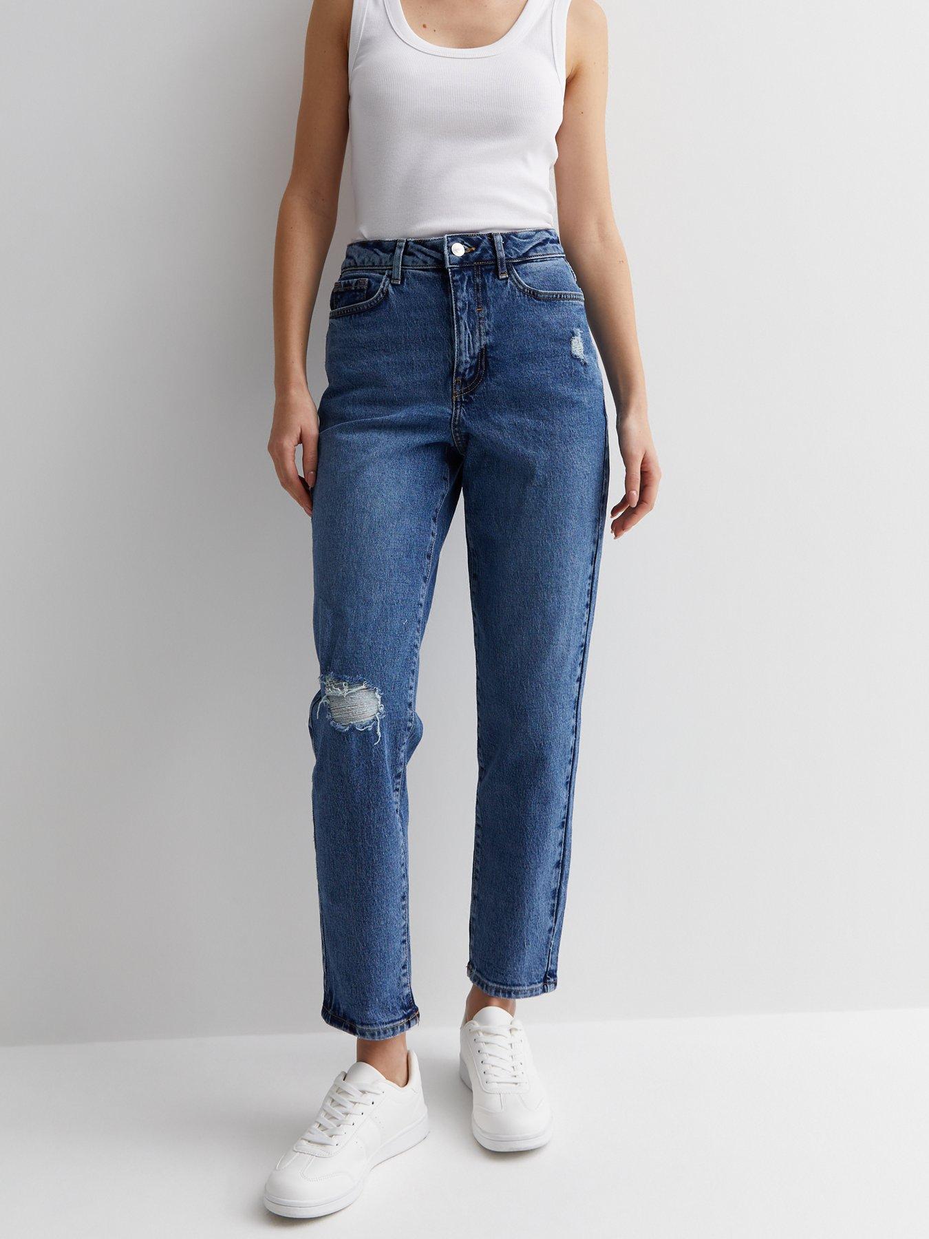 Ripped mom jeans store uk