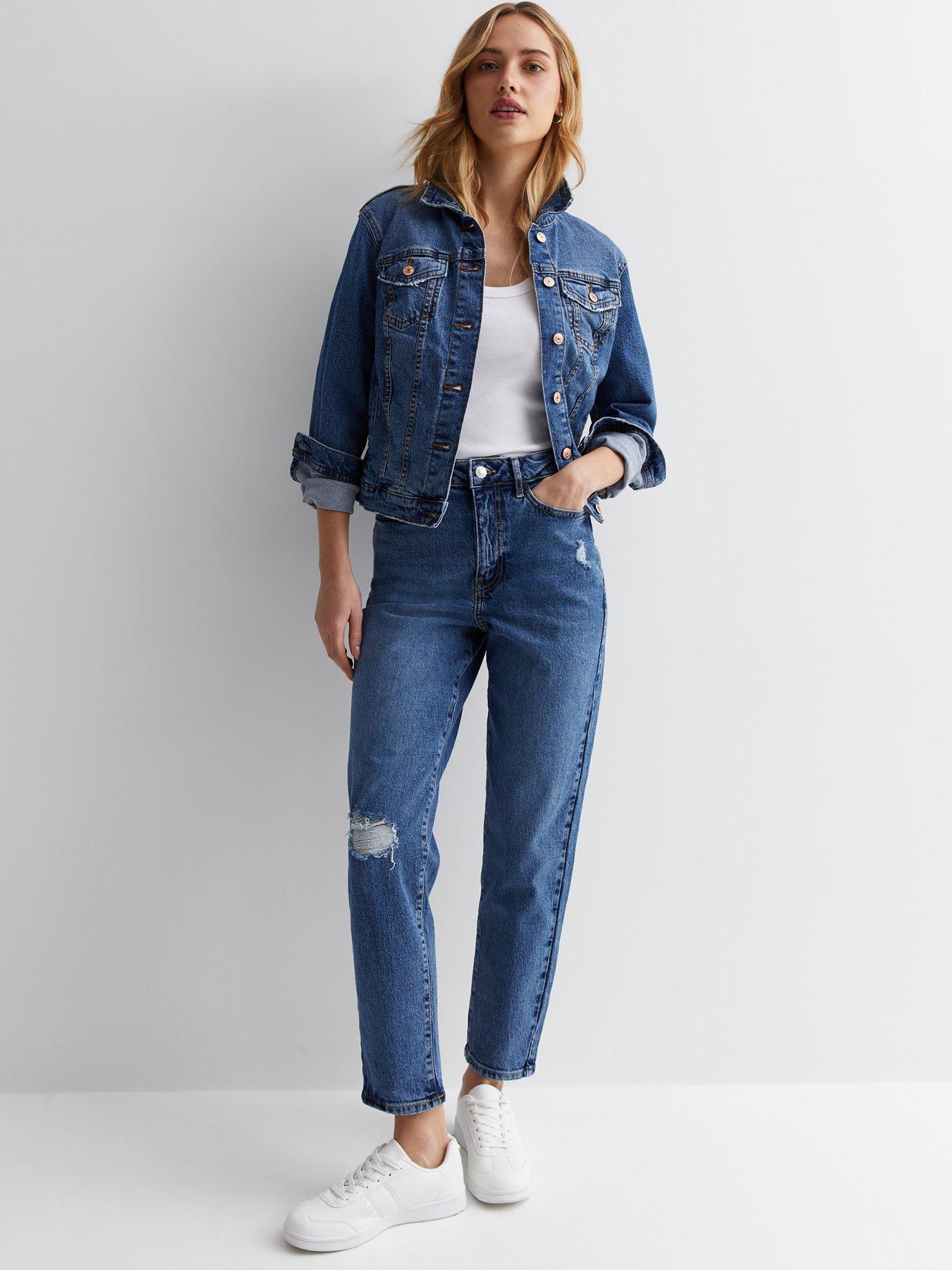 Ripped mom best sale jeans uk