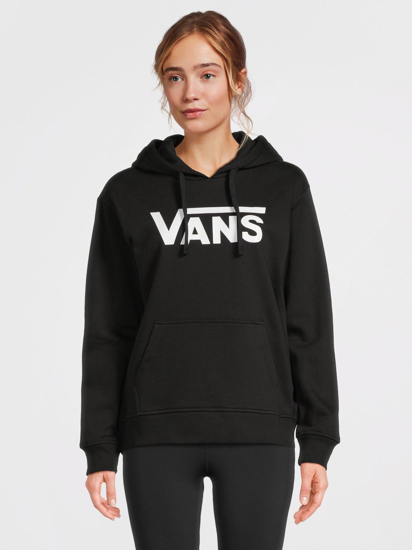 Vans Womens Classic Logo Hoodie - Black | Very.co.uk