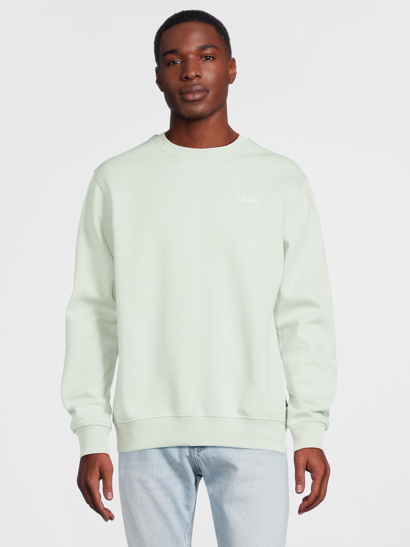 Vans Men s Left Chest Crew Sweatshirt Blue Blue Very