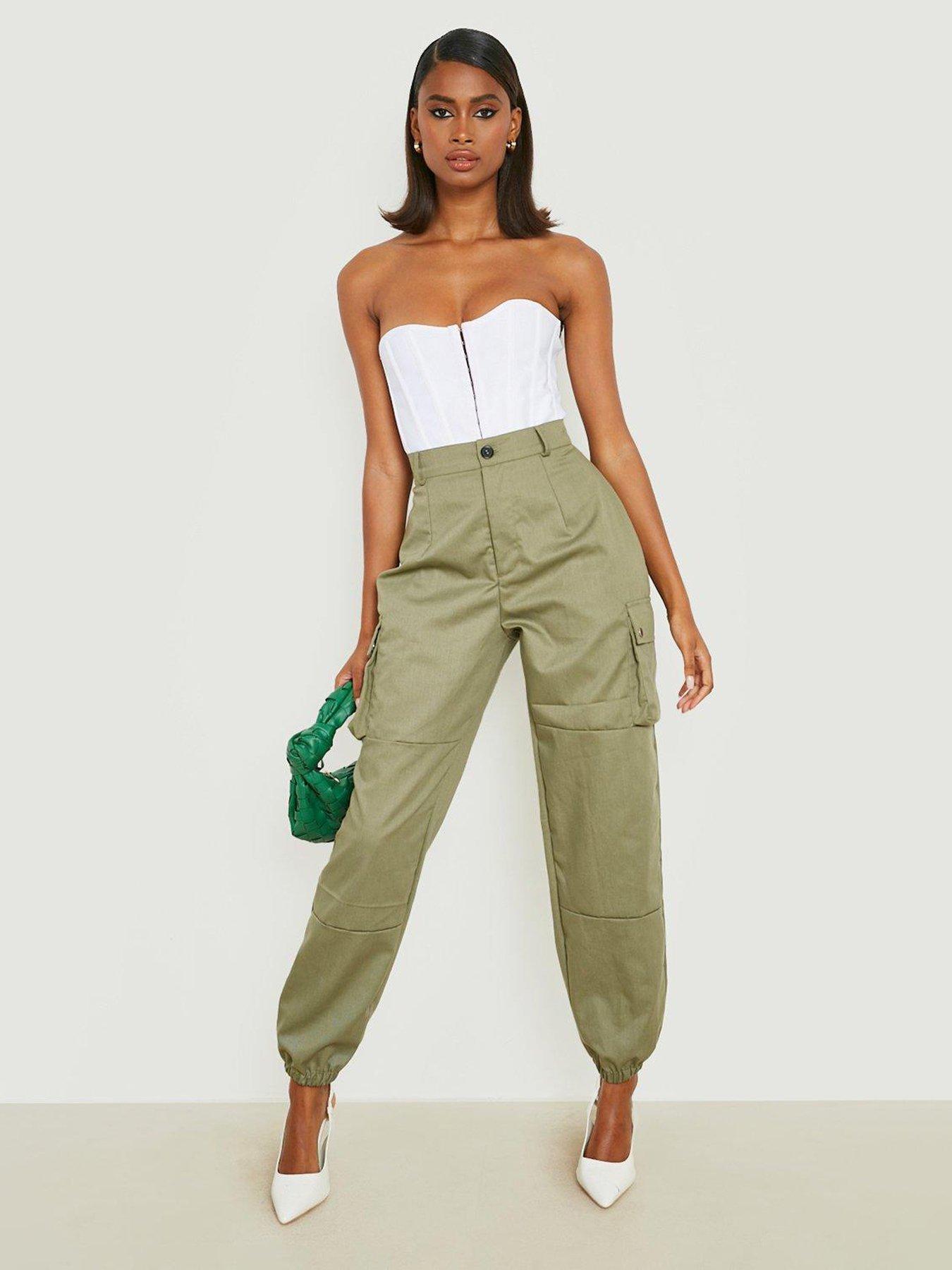 High waisted sale combat trousers