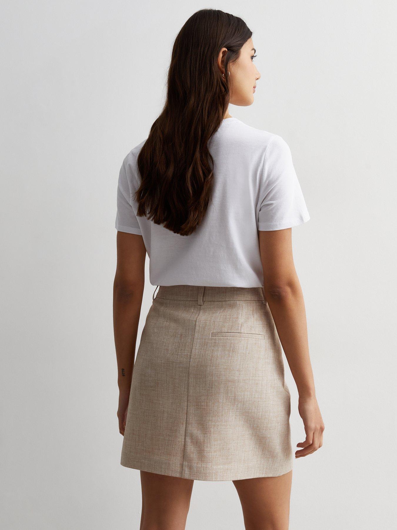 High waisted skirt new look deals