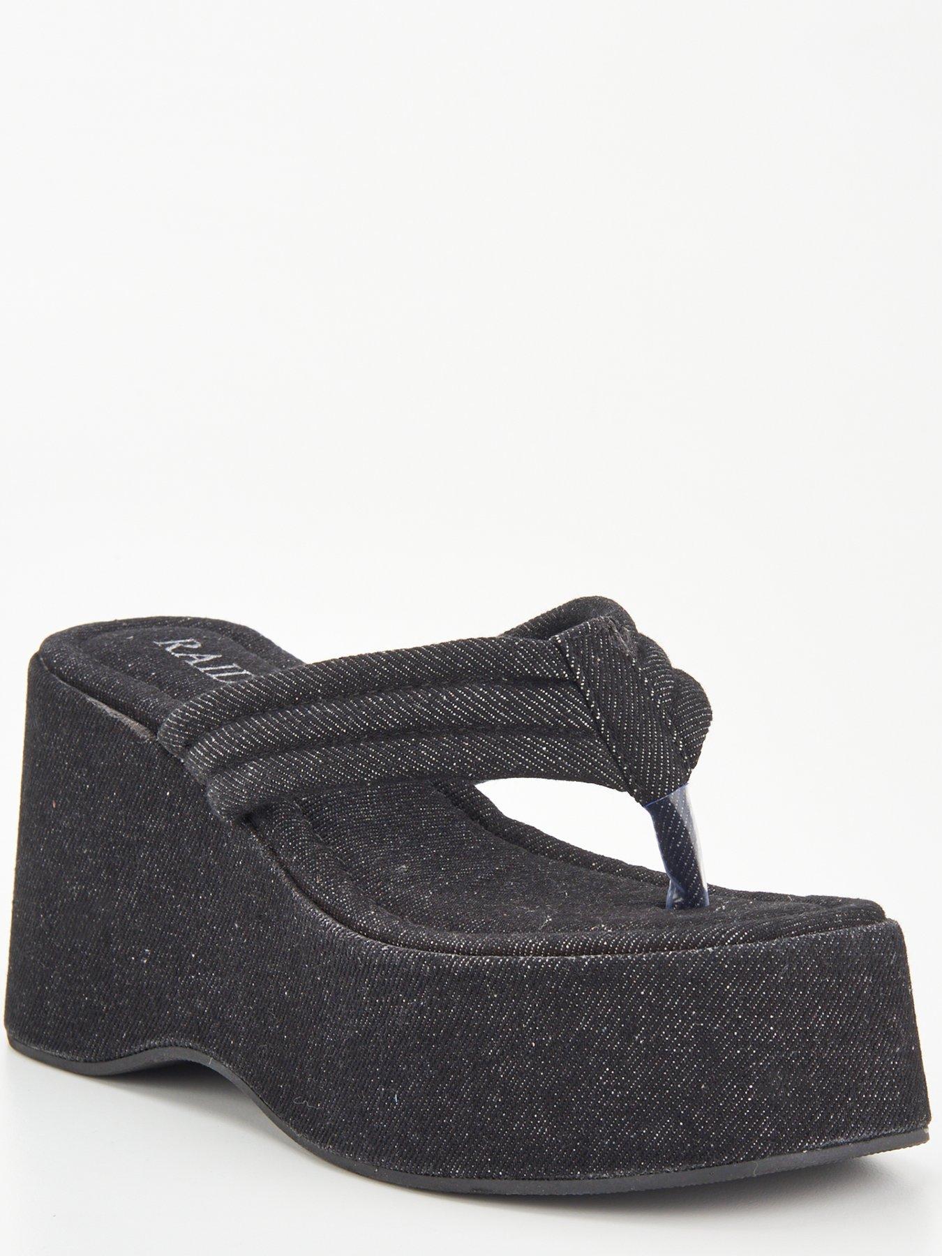 Toe post best sale wedge mules