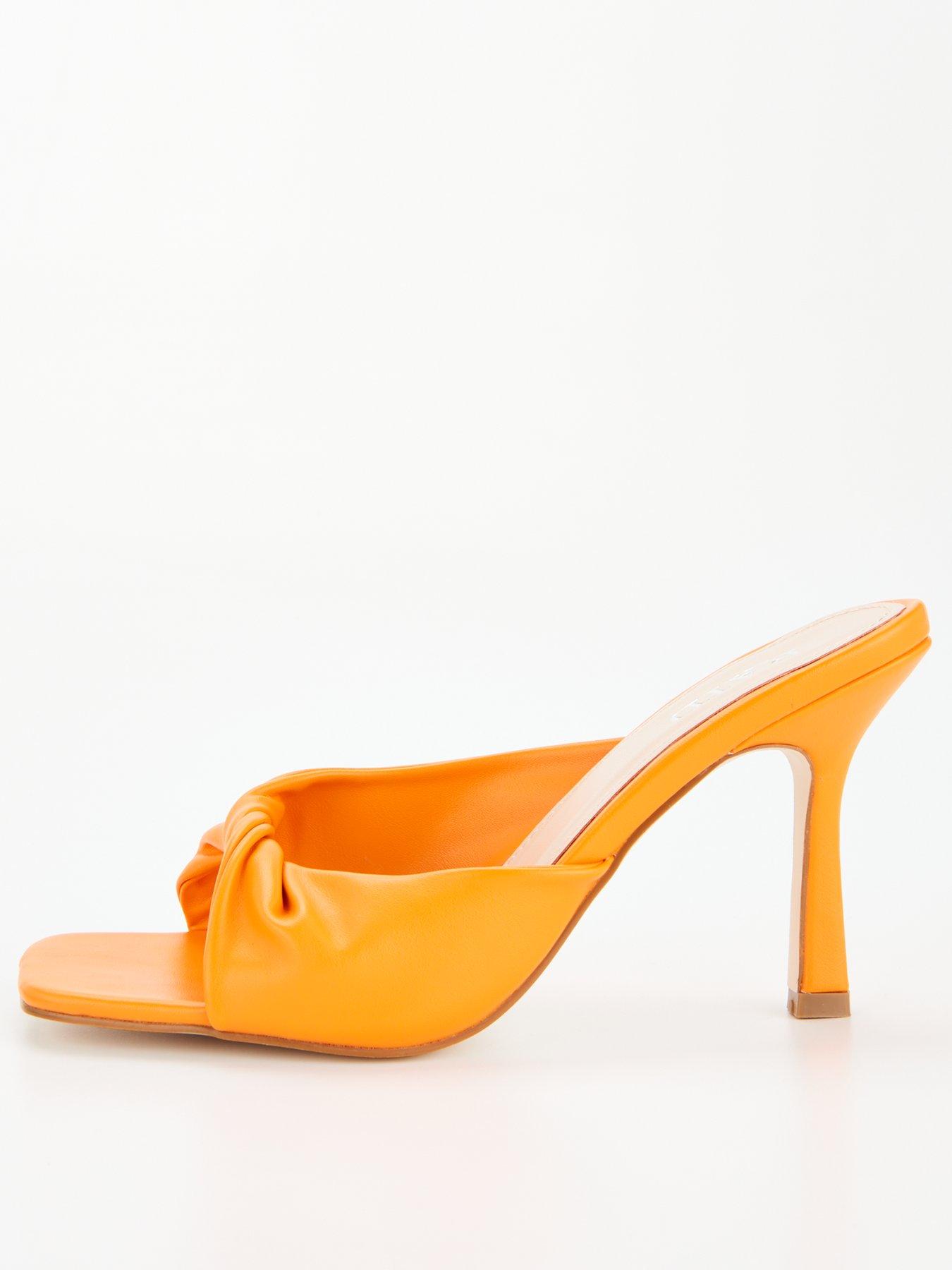 Orange hot sale colour heels