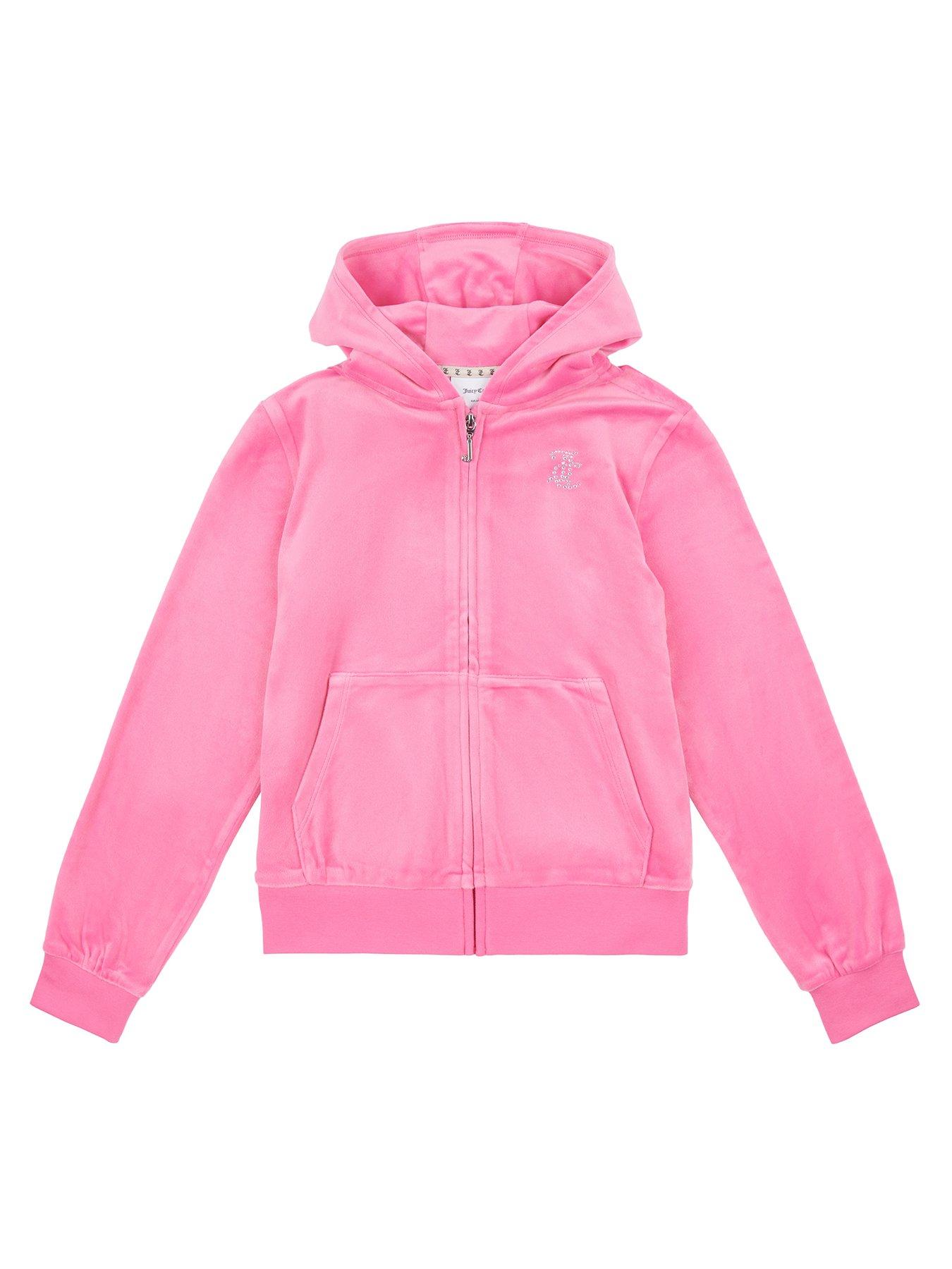 Velour Diamante Full-Zip Track Jacket - VS APPAREL - VS APPAREL