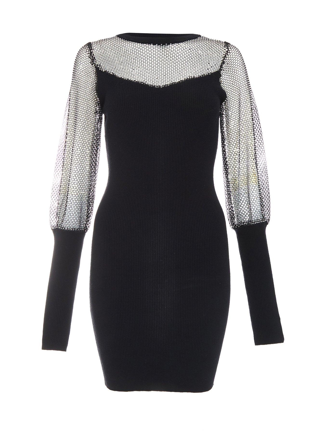 Diamante hot sale jumper dress