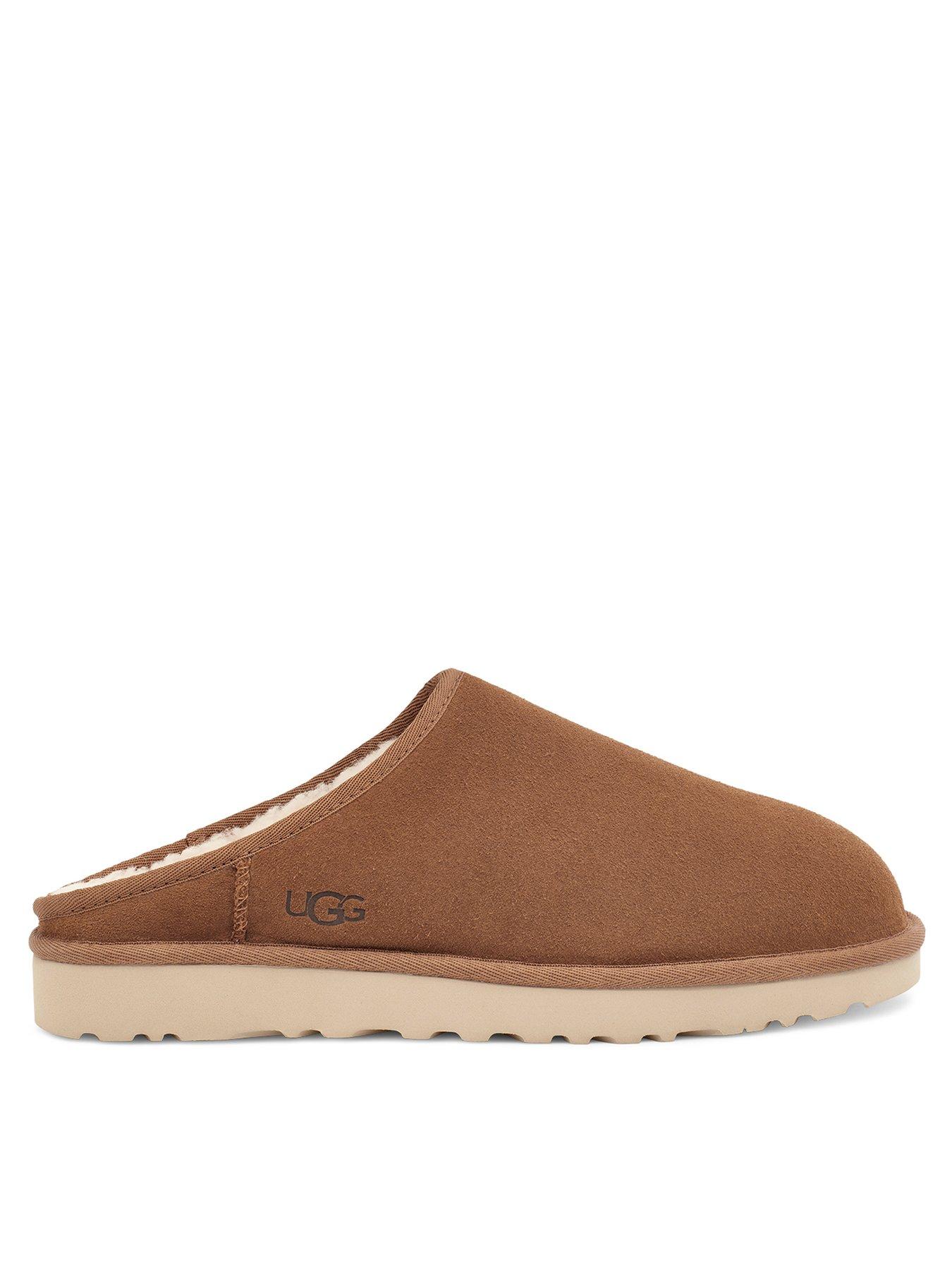 Ugg Men's Chestnut Classic Slip On Suede Slippers - Image 6