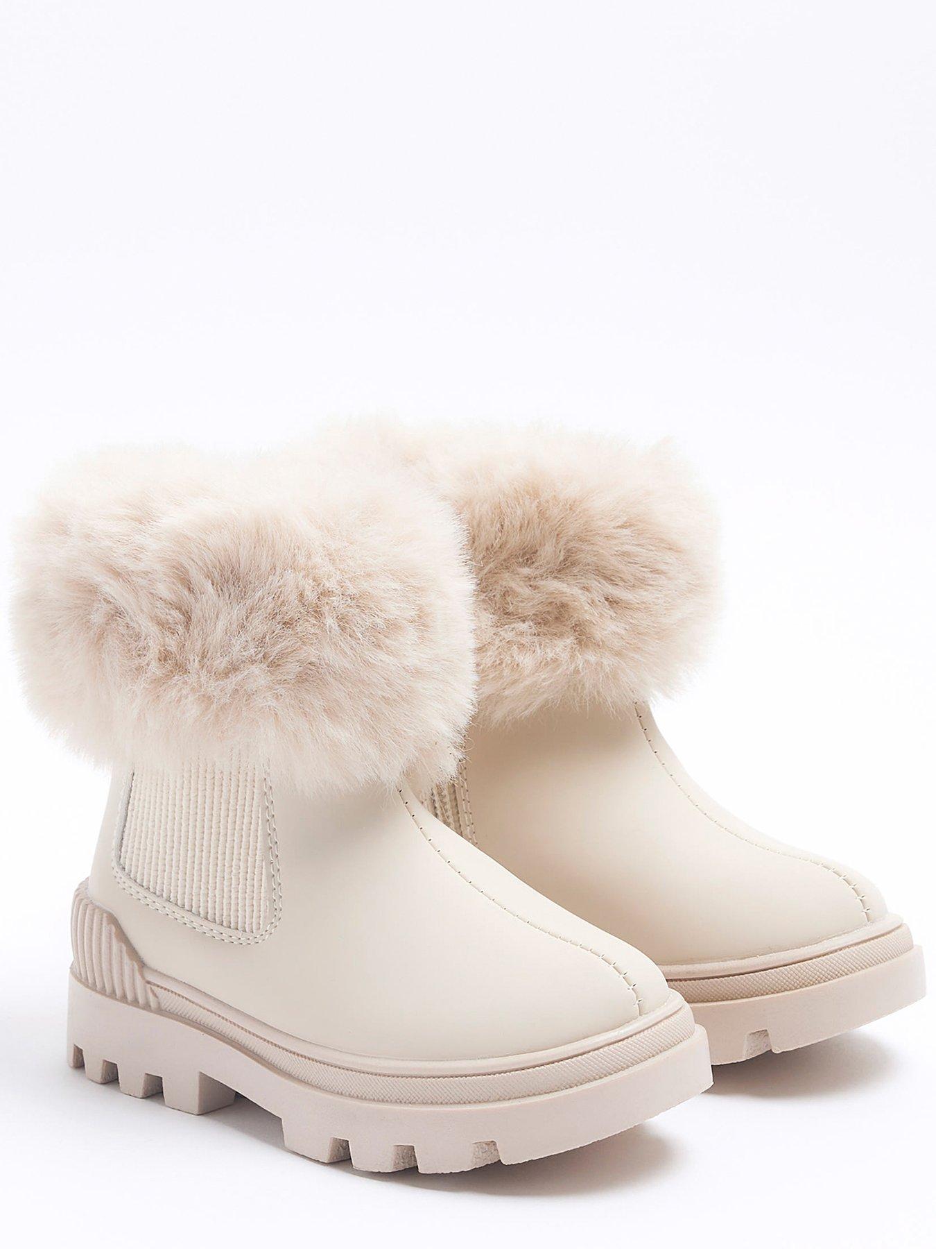 Fur cuffed sale boots