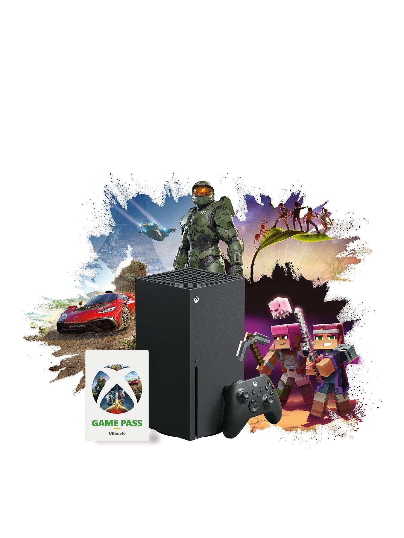 Xbox Series X The Ultimate Gamer Bundle: 1TB Console, Carbon Black + 24 Month Ultimate Game Pass