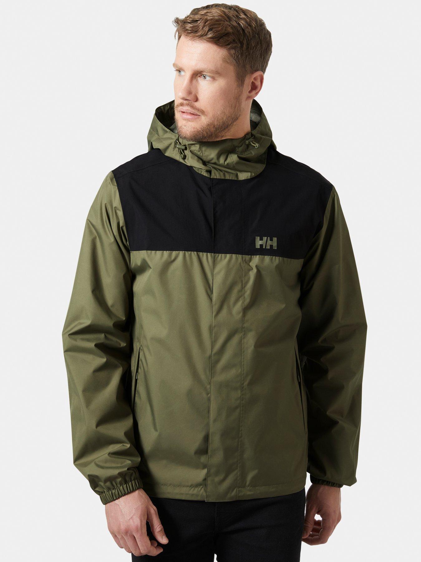 Image 1 of 6 of Helly Hansen Mens Vancouver Rain Jacket - Green